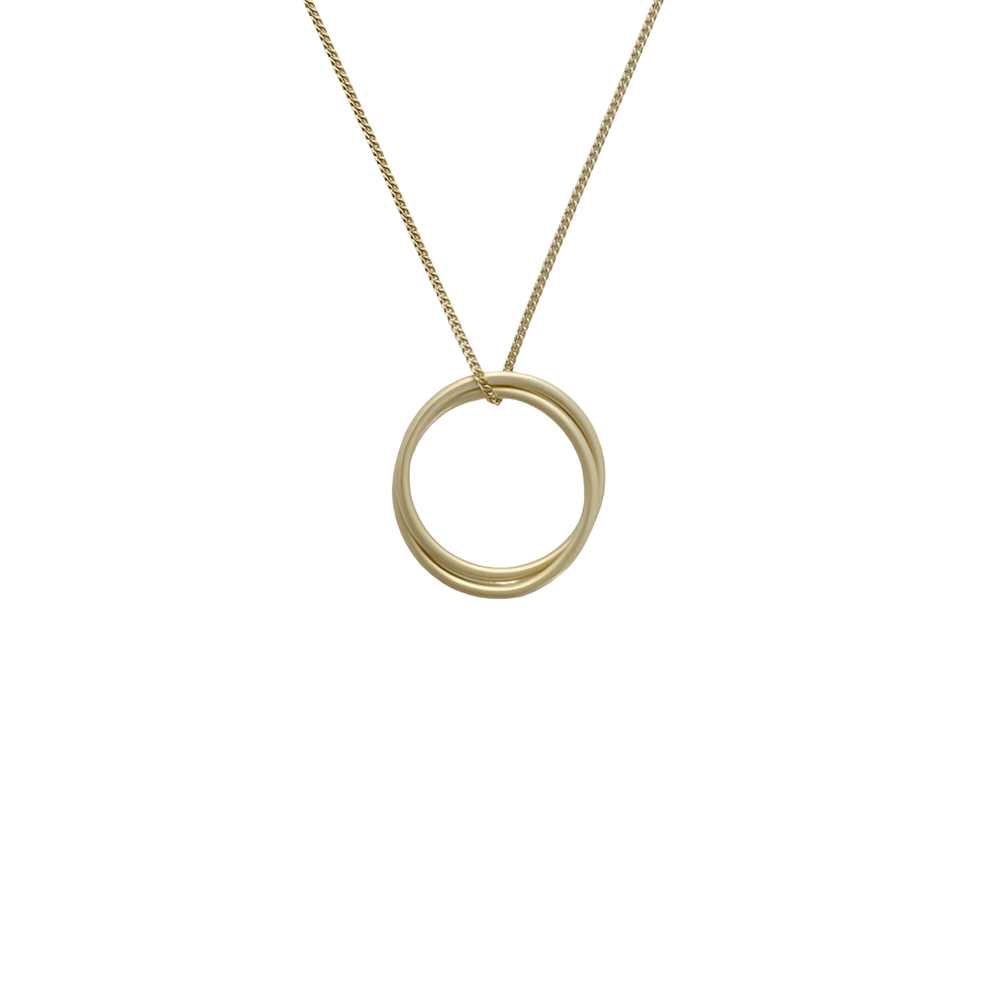 Susi Cala Kette London Twin M Pendant, vergoldet