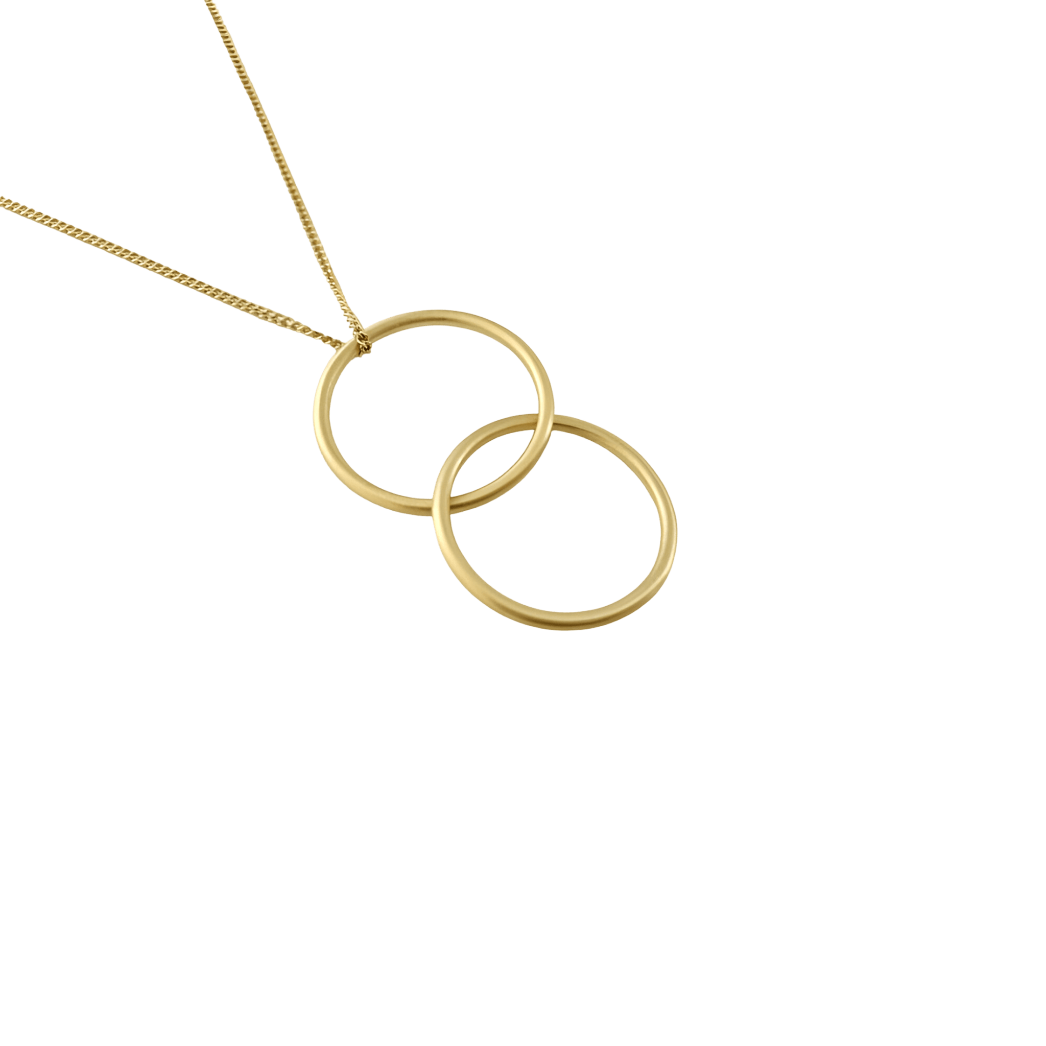 Susi Cala Kette London Twin M Pendant, vergoldet