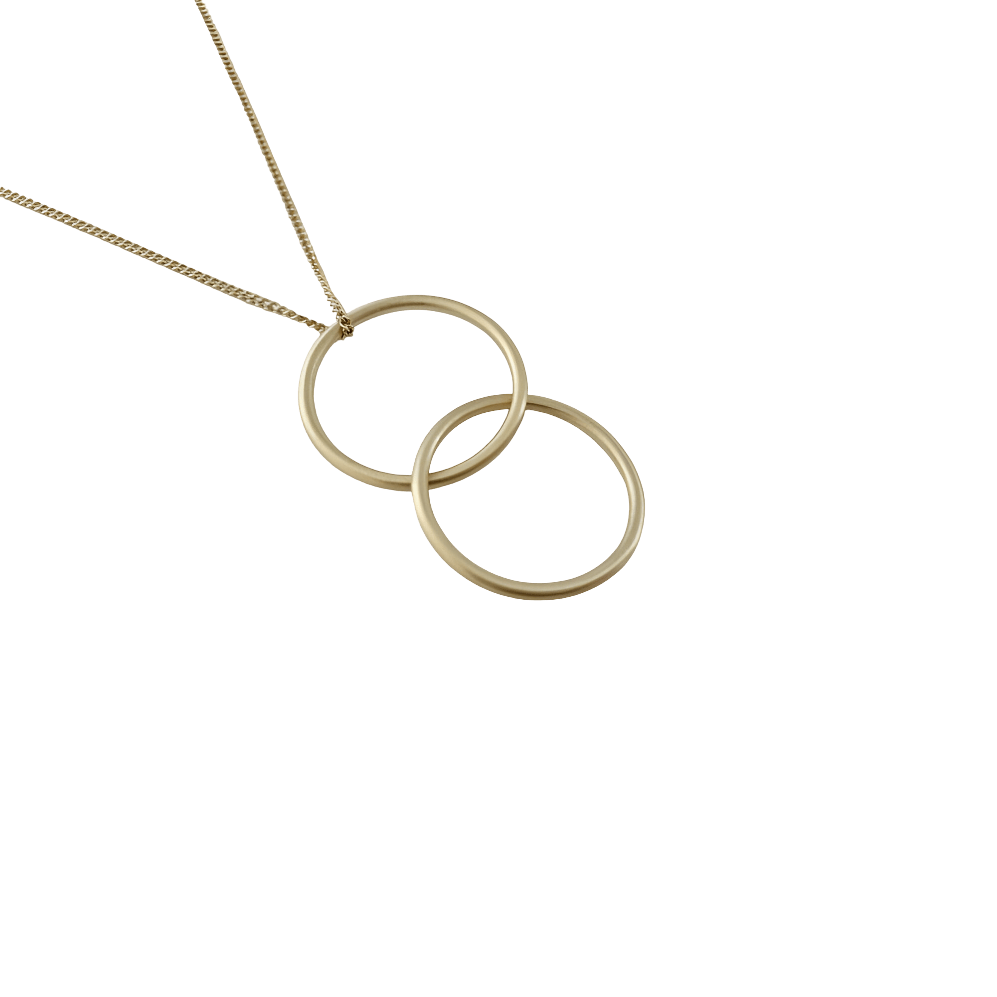 Susi Cala Kette London Twin M Pendant, vergoldet