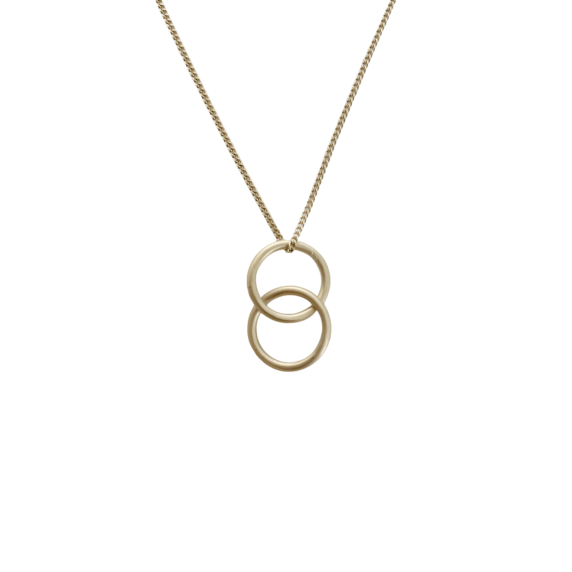 Susi Cala Kette London Twin S Pendant, vergoldet