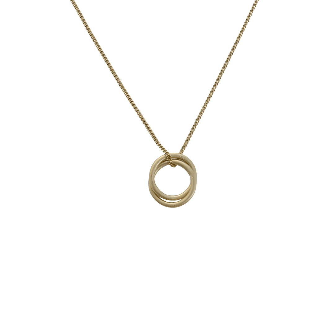 Susi Cala Kette London Twin S Pendant, vergoldet
