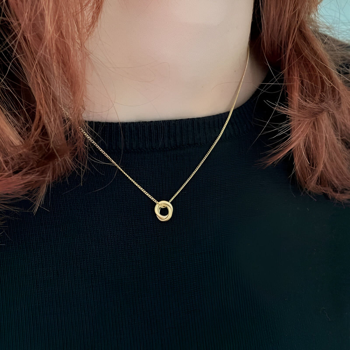 Susi Cala Kette Sophie Twin XS Pendant, vergoldet