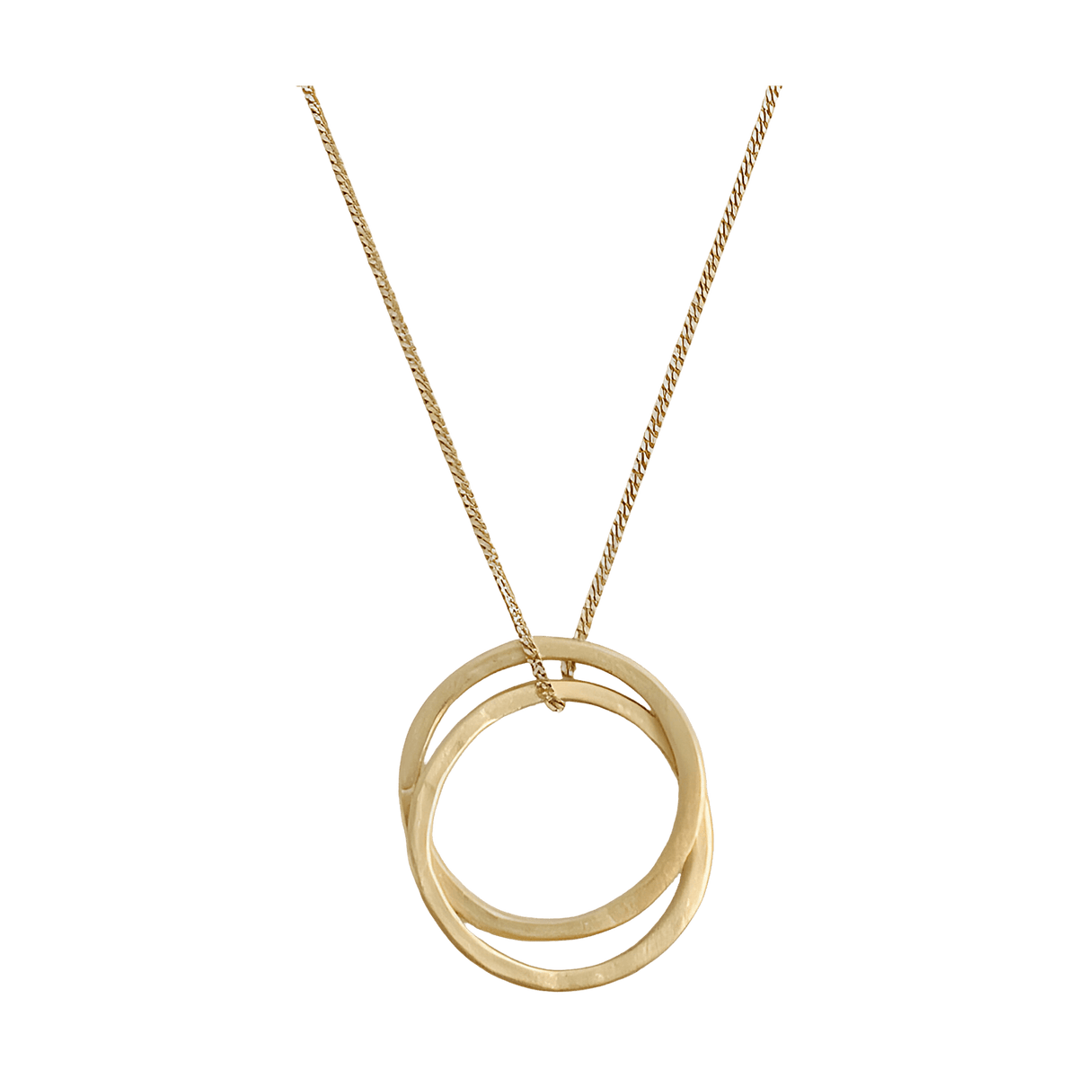 Susi Cala Kette Twin M Pendant, vergoldet