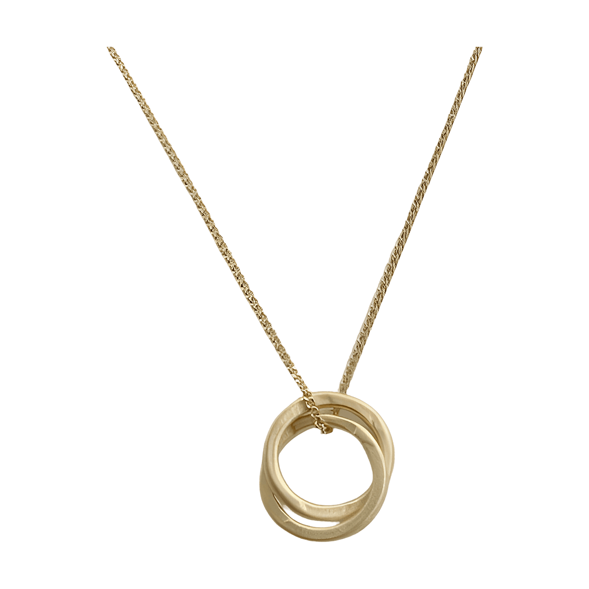 Susi Cala Kette Twin S Pendant, vergoldet