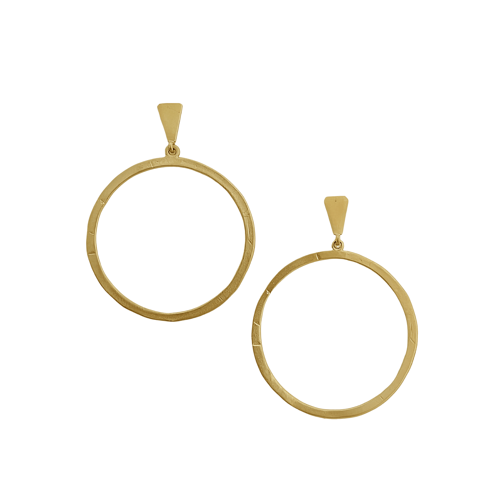 Susi Cala Ohrringe Circle XL, vergoldet