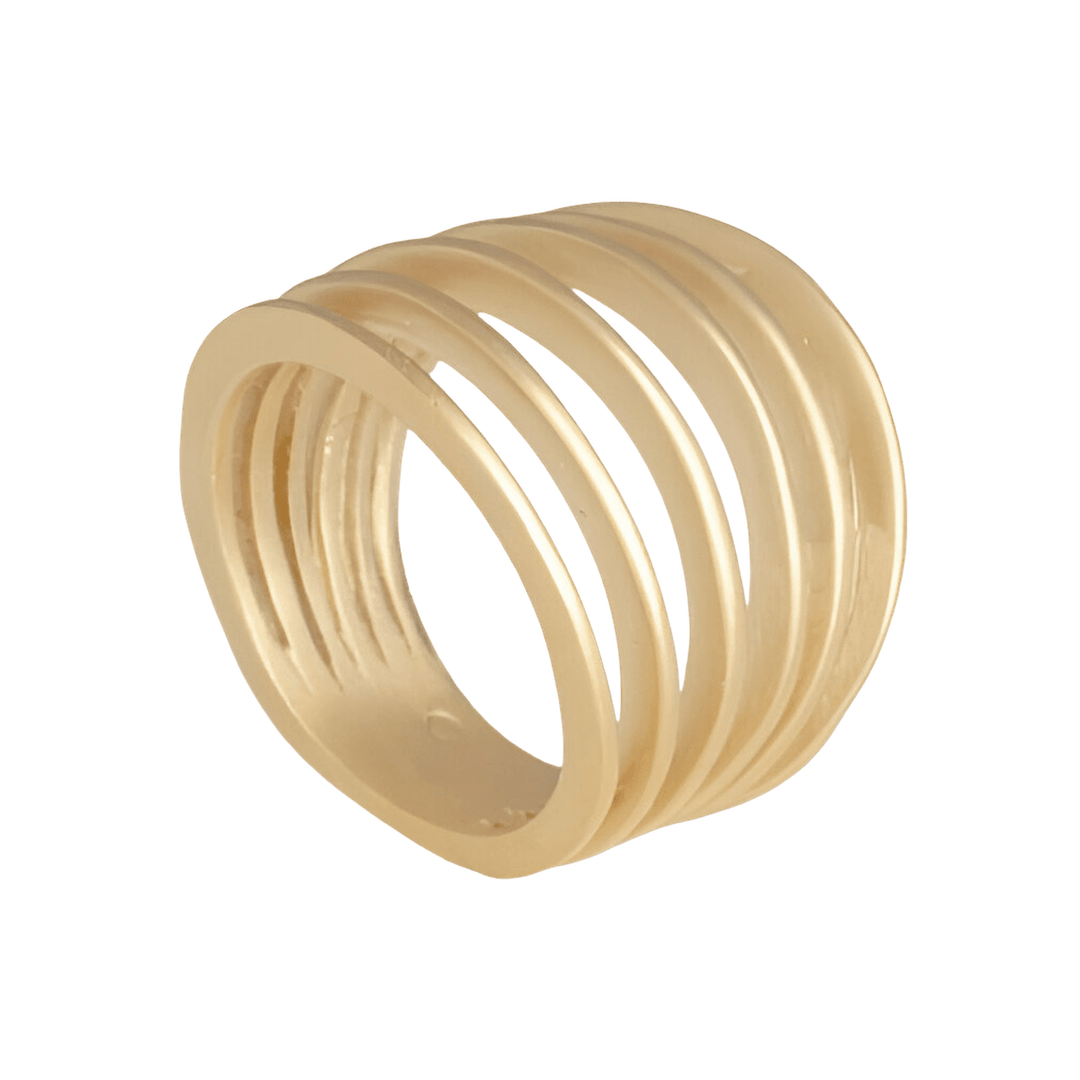 Susi Cala Ring Mir Six, vergoldet