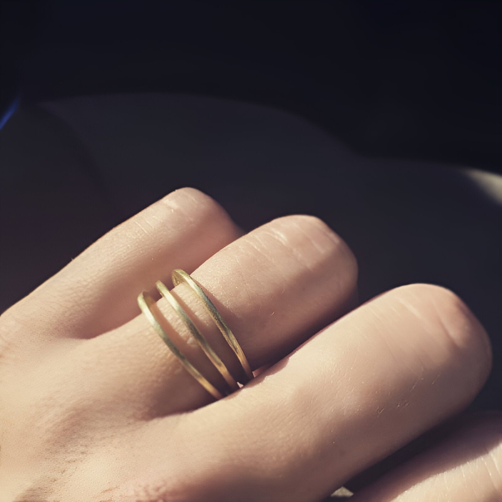 Susi Cala Ring Mir, vergoldet 50, Ø innen ca. 15,9 mm
