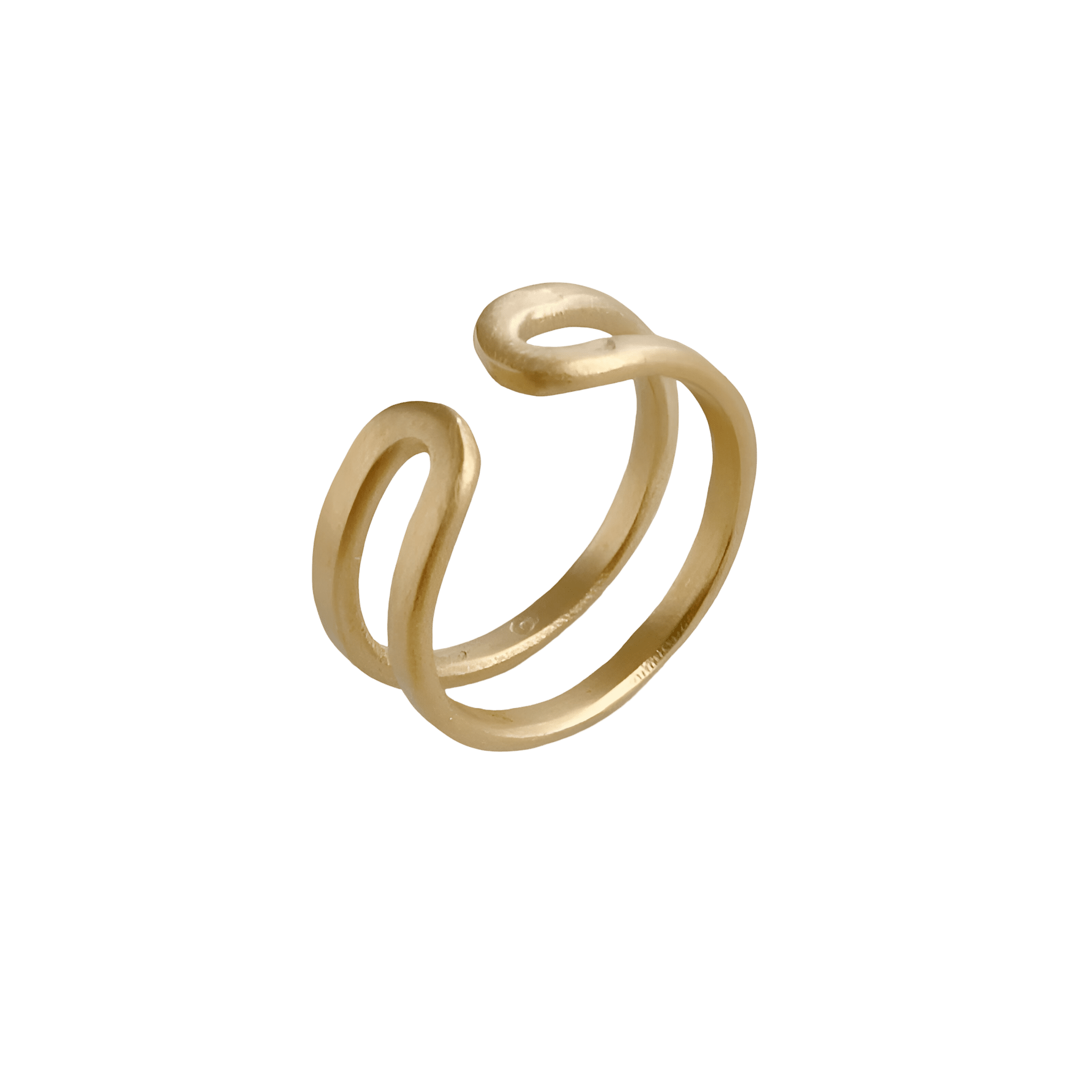 Susi Cala Ring Rock & Soul, vergoldet