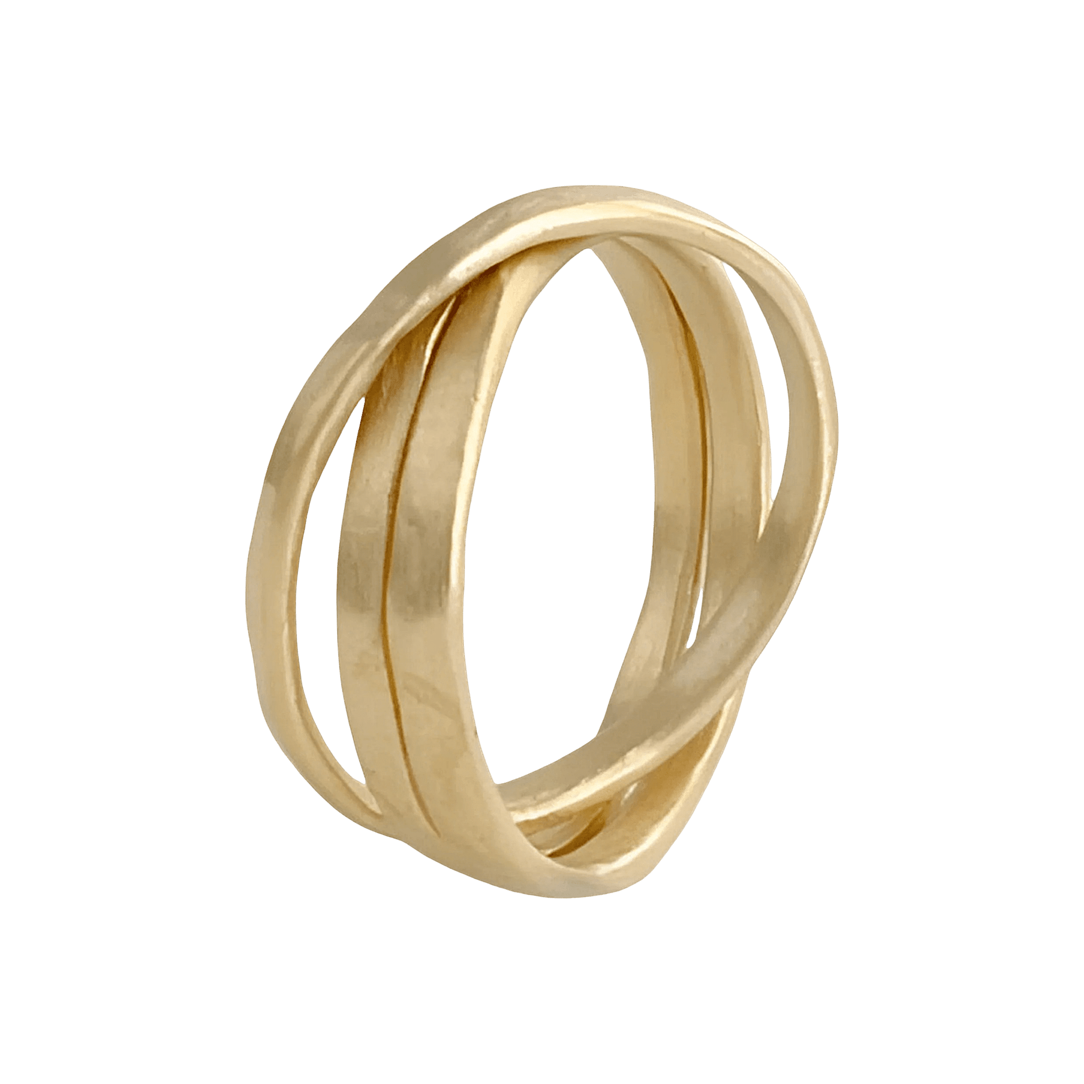 Susi Cala Ring Sophie 3Twin, vergoldet