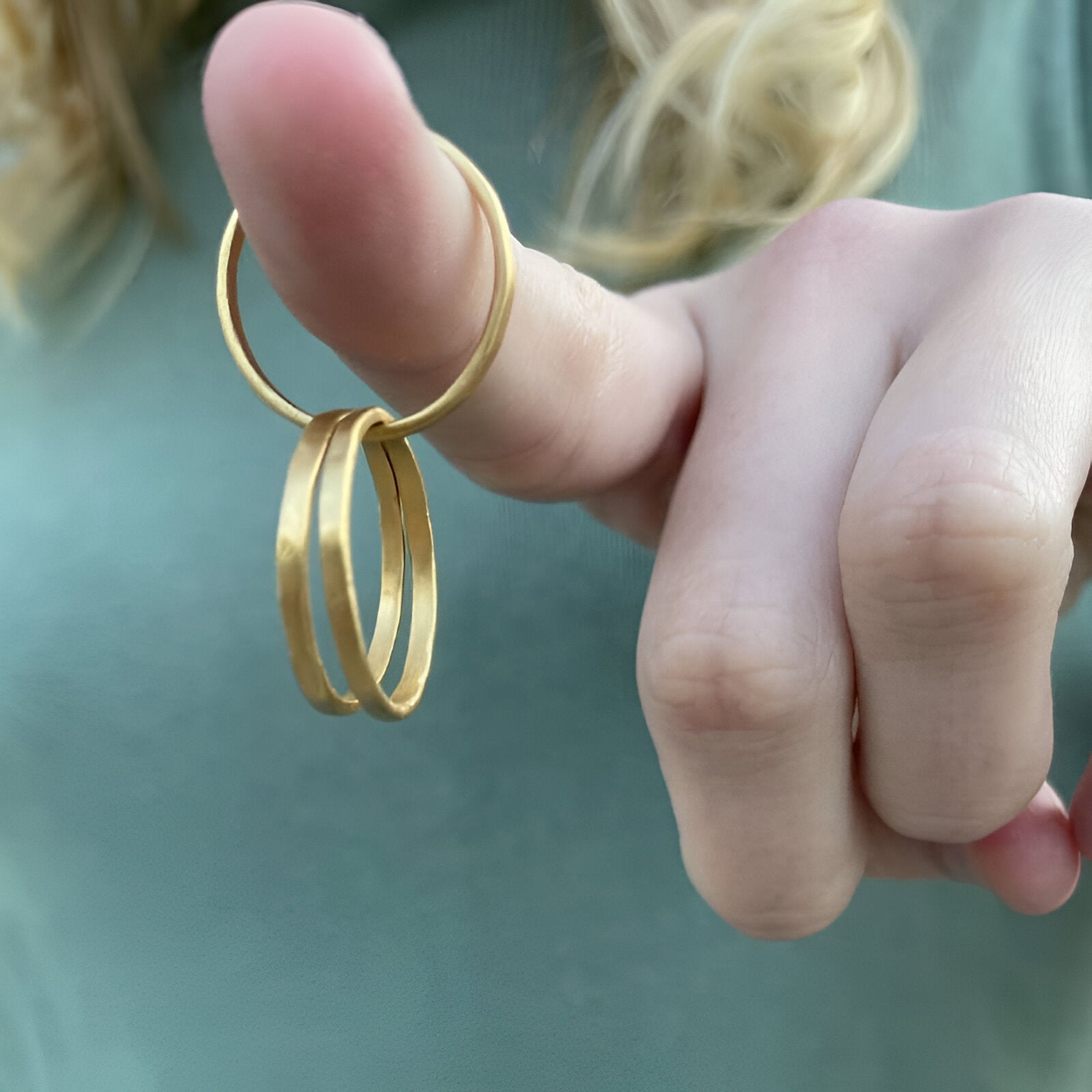 Susi Cala Ring Sophie 3Twin, vergoldet