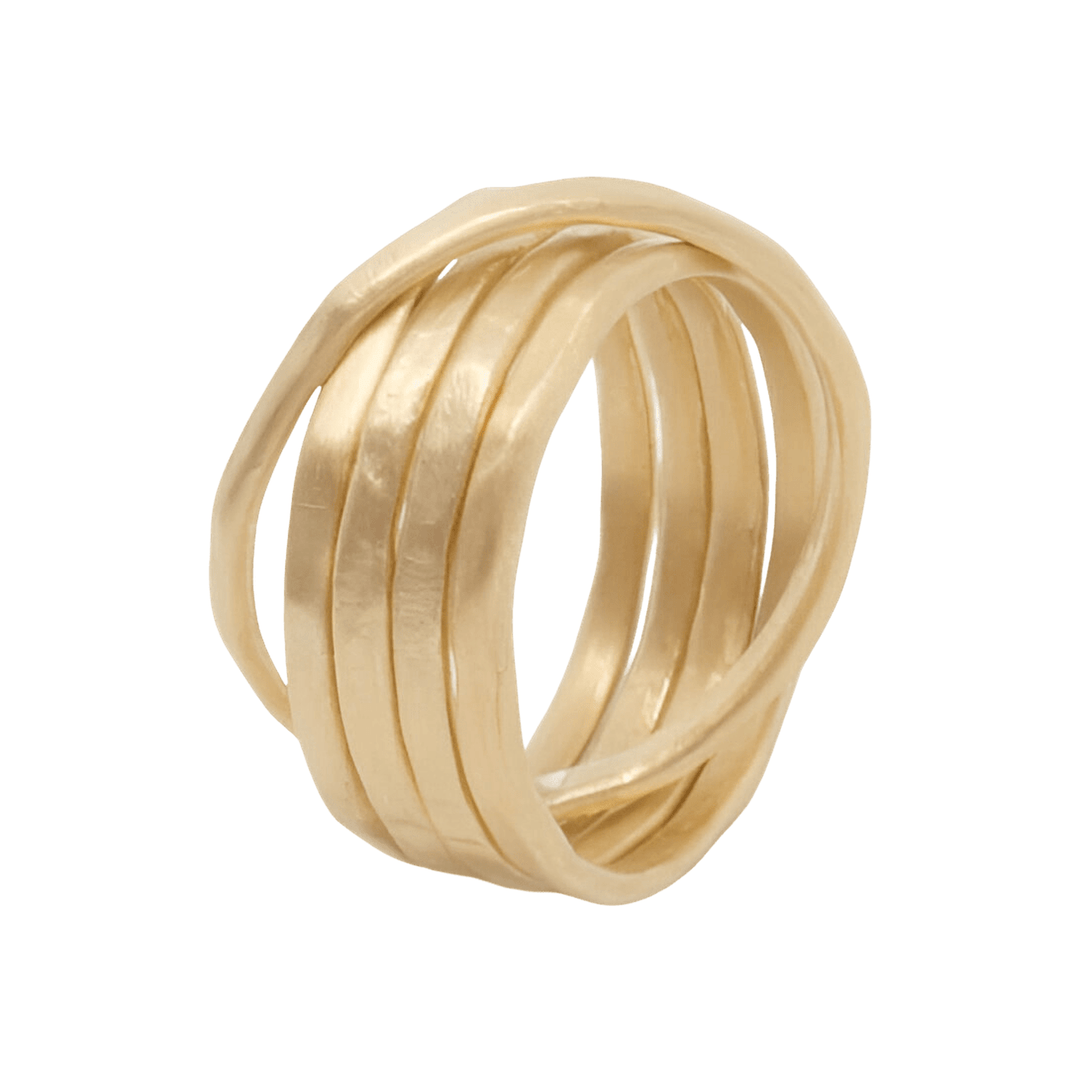 Susi Cala Ring Sophie 5Twin, vergoldet
