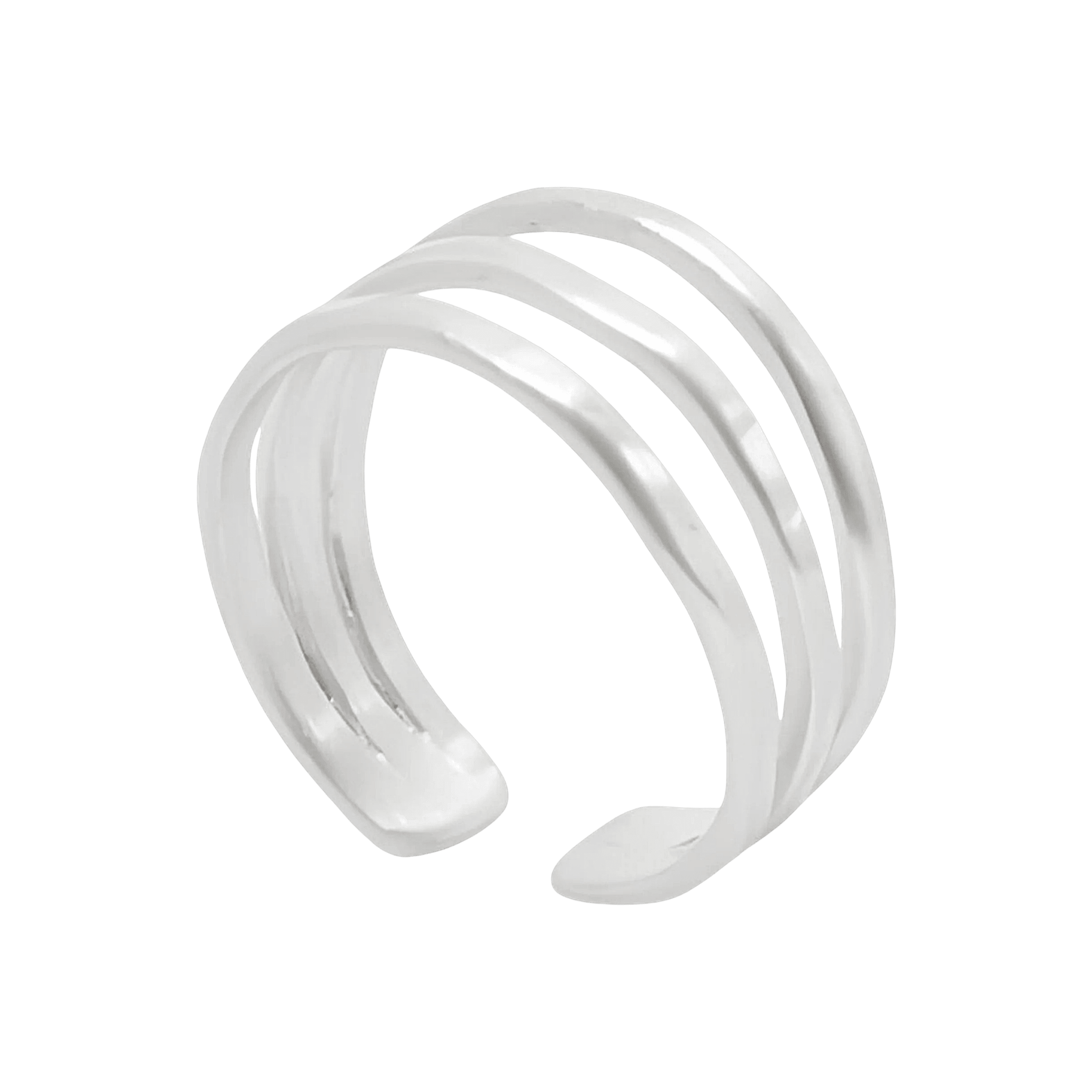 Susi Cala Ring Sophie Triple, Silber