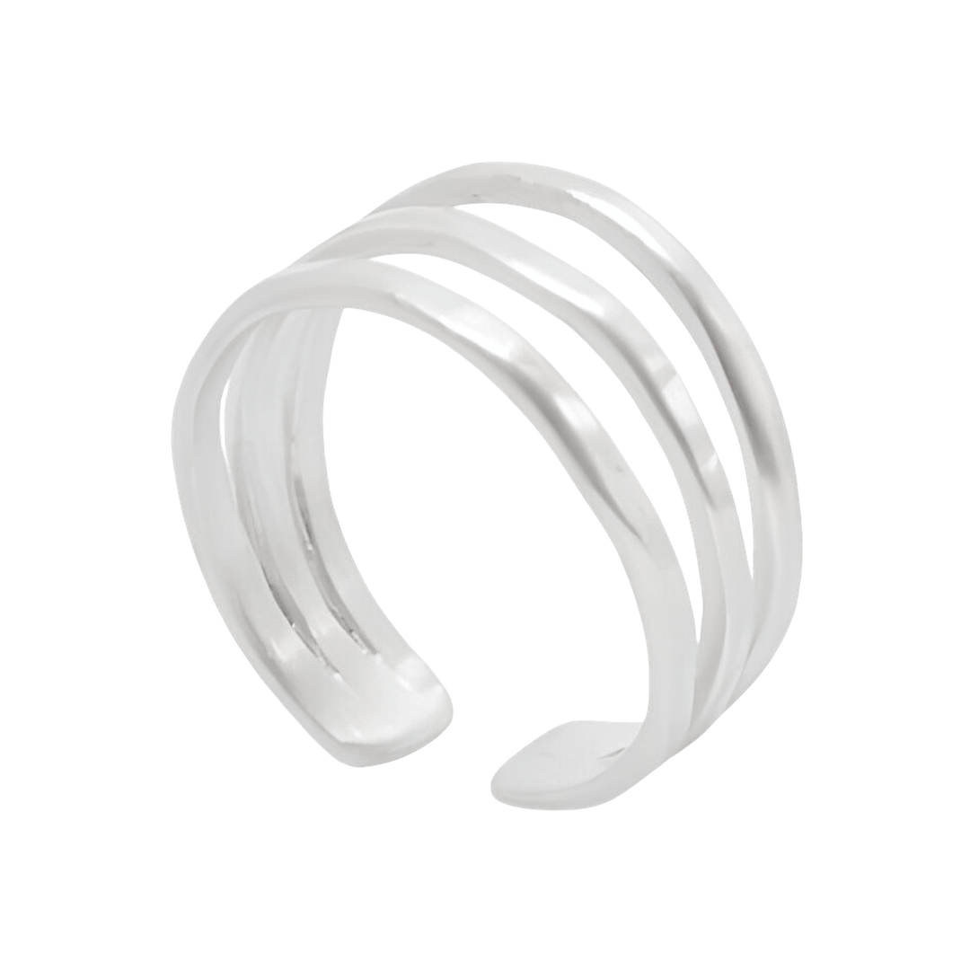 Susi Cala Ring Sophie Triple, Silber