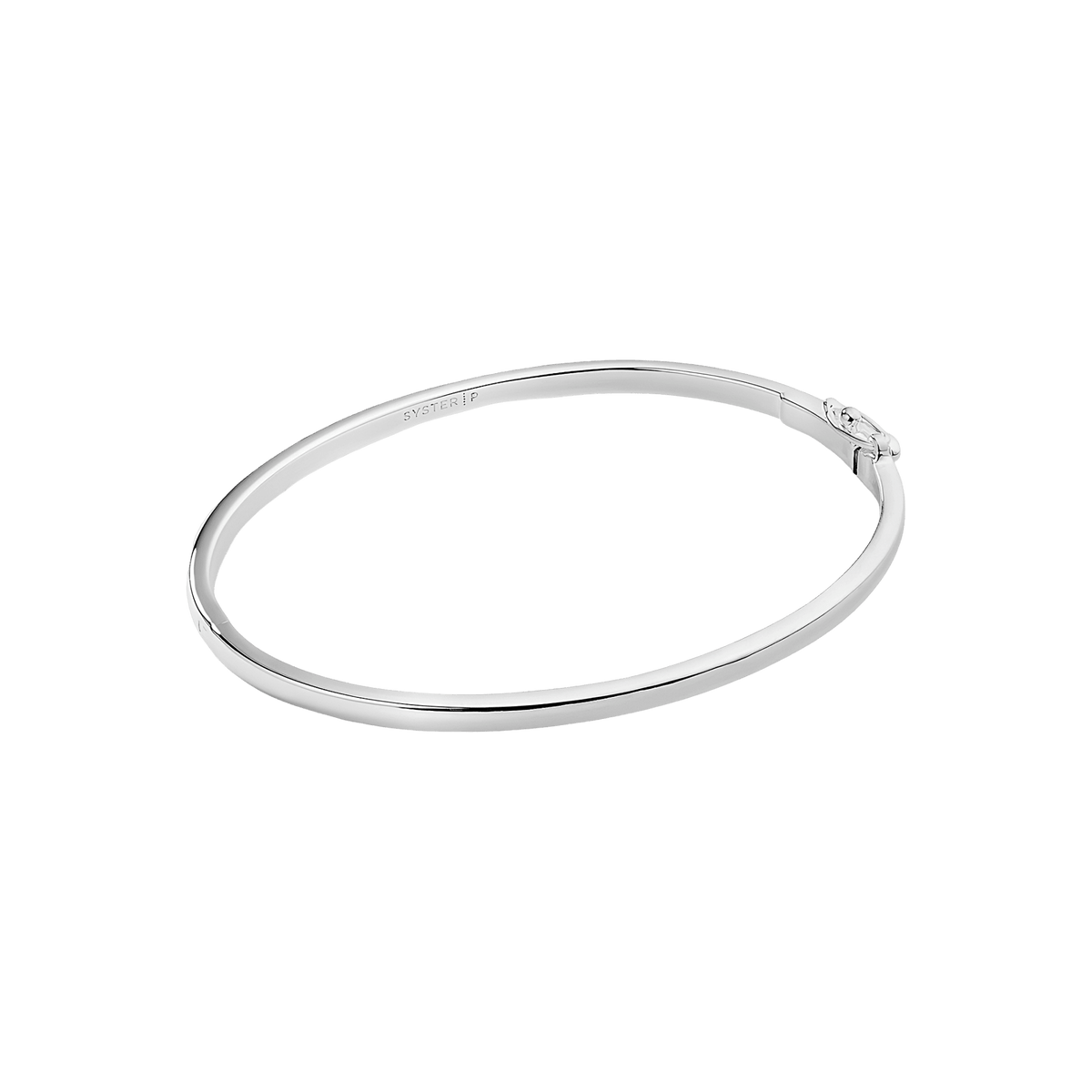 Syster P Armreif Cavelle Plain, versilbert S/M