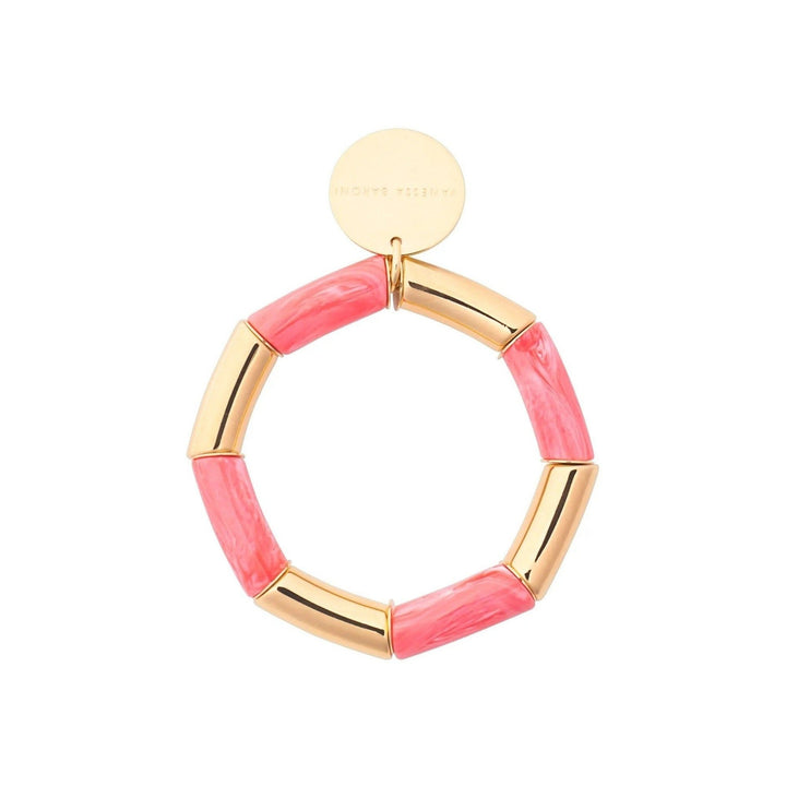 Vanessa Baroni Armband Flex gold, strawberry icecream, vergoldet