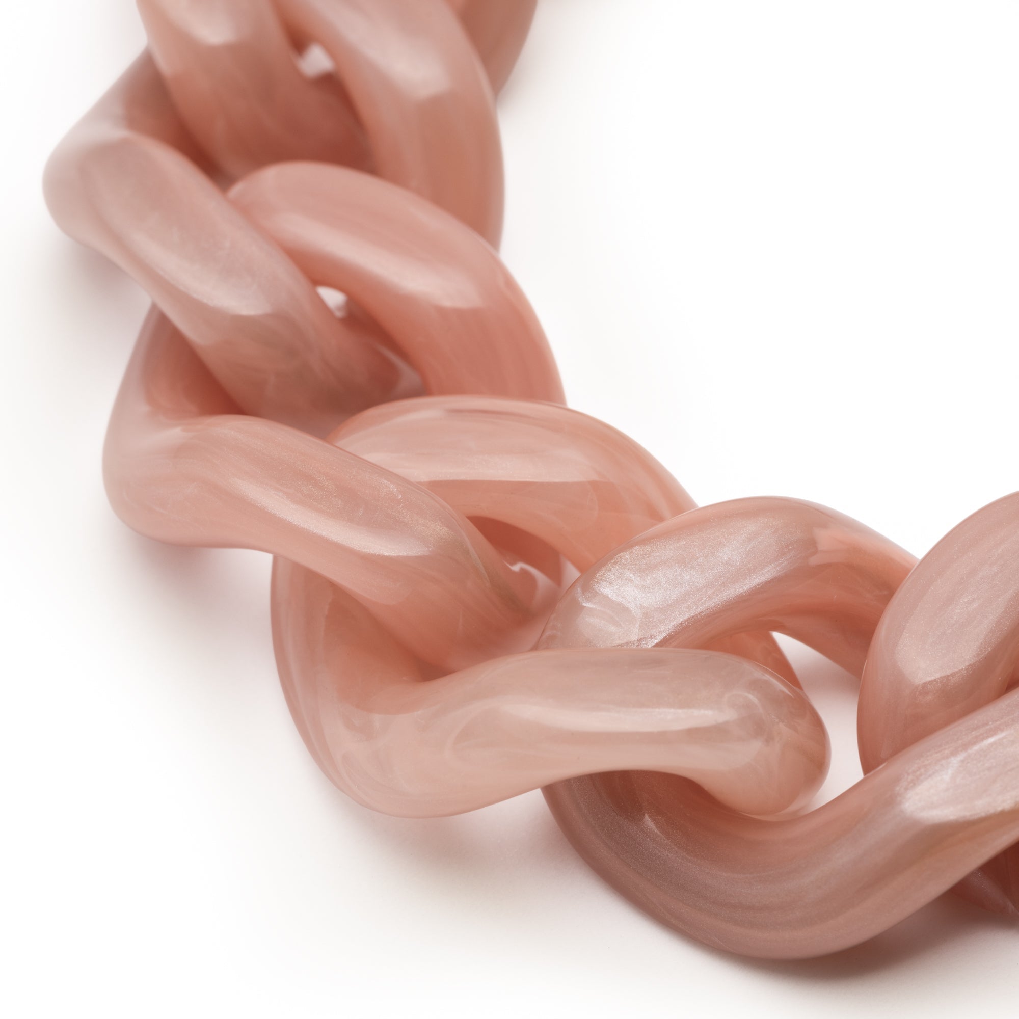 Vanessa Baroni Armband Great, blush marble, vergoldet