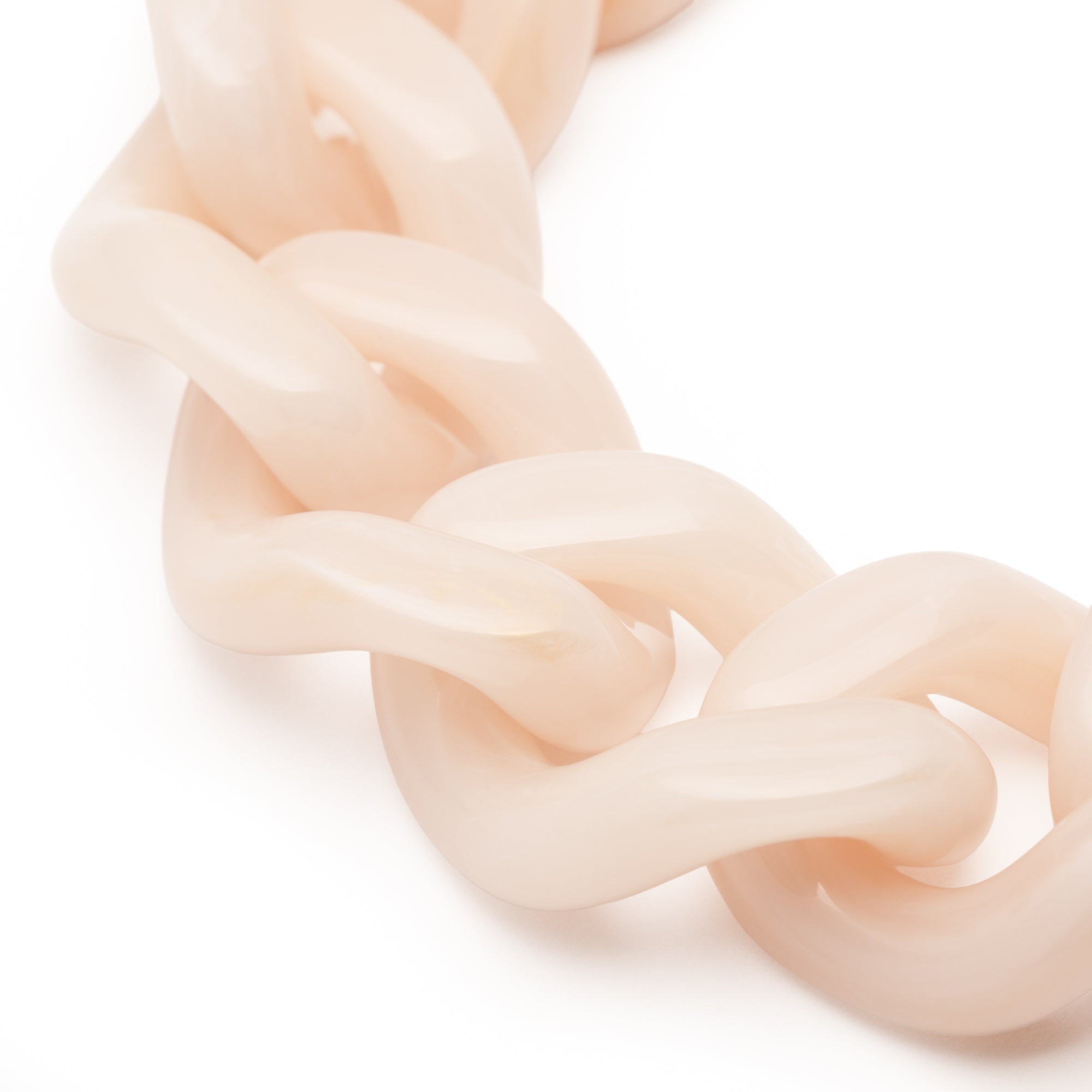 Vanessa Baroni Armband Great, latte marble, vergoldet