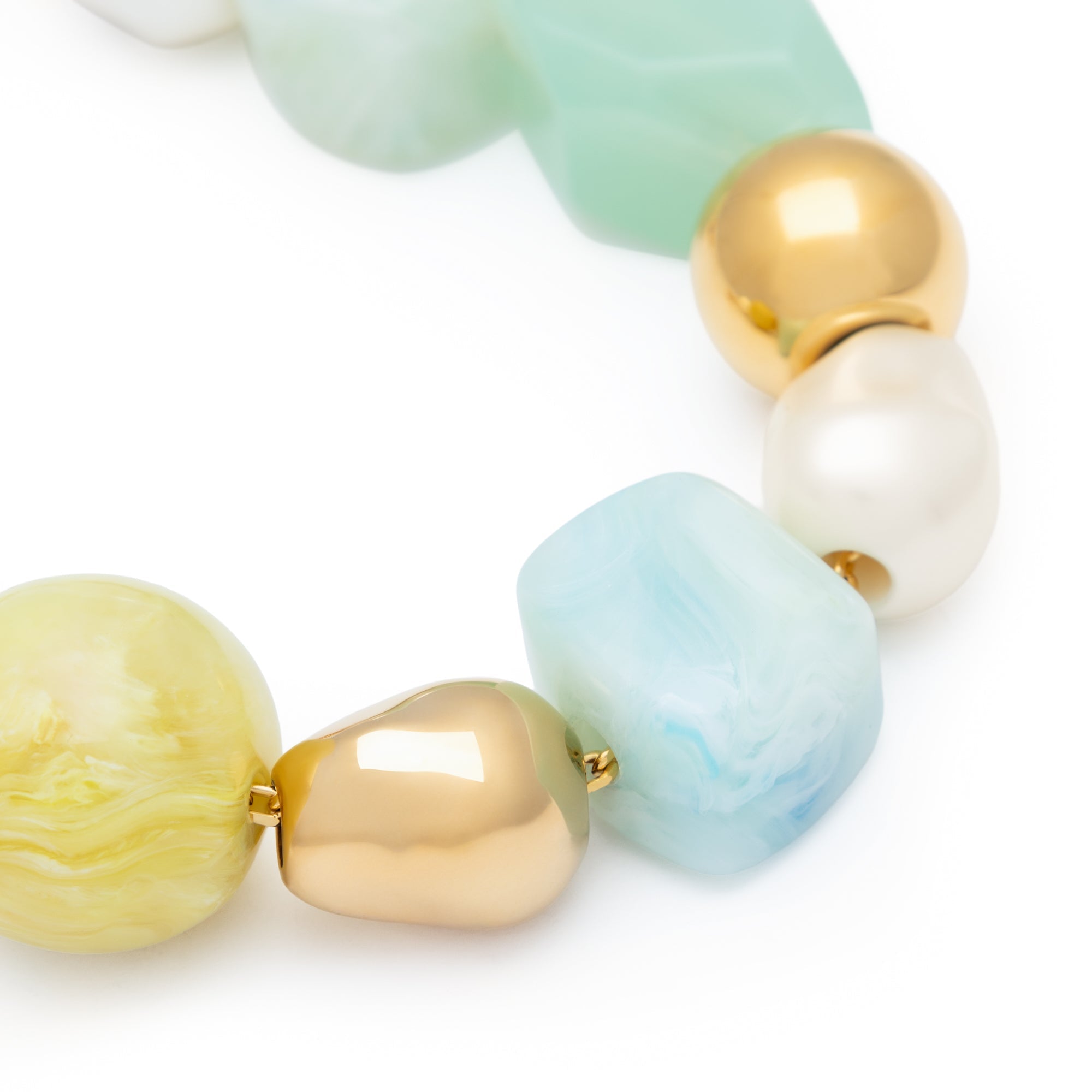 Vanessa Baroni Armband Ibiza, cloud, vergoldet