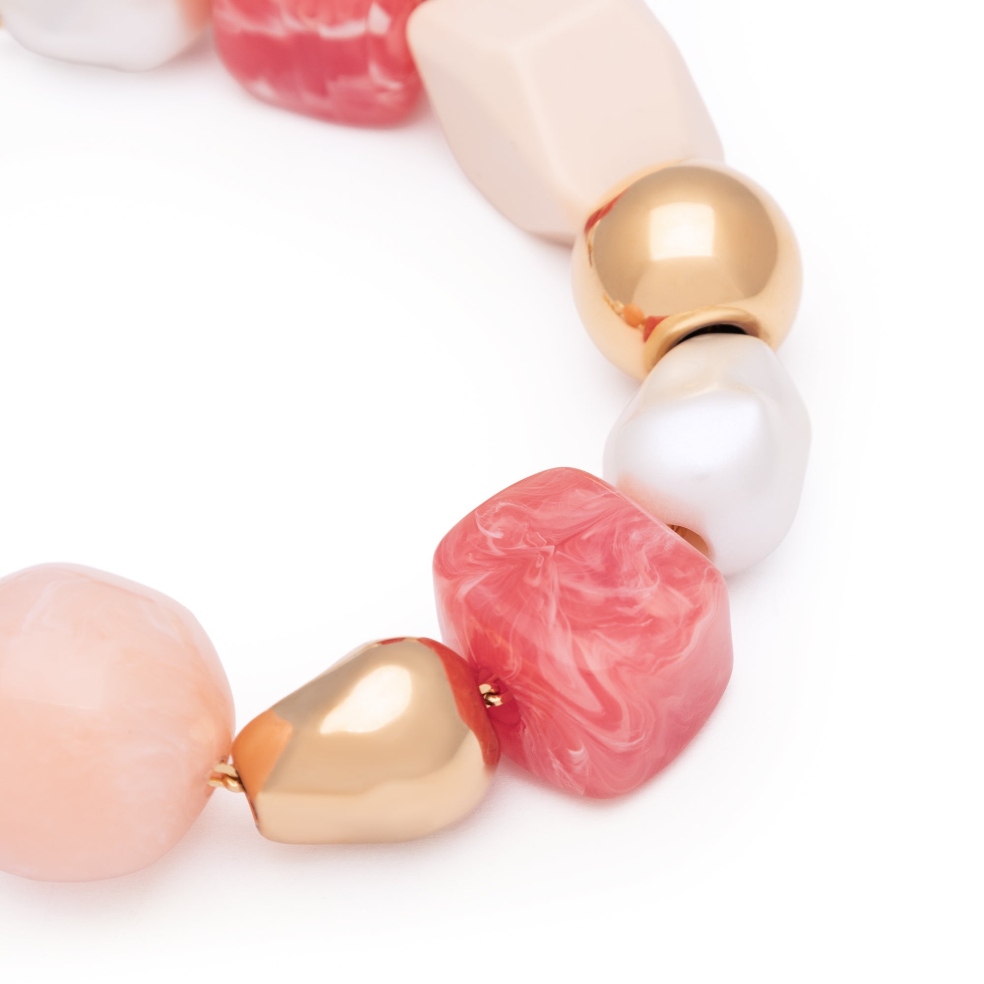 Vanessa Baroni Armband Ibiza, watermelon, vergoldet