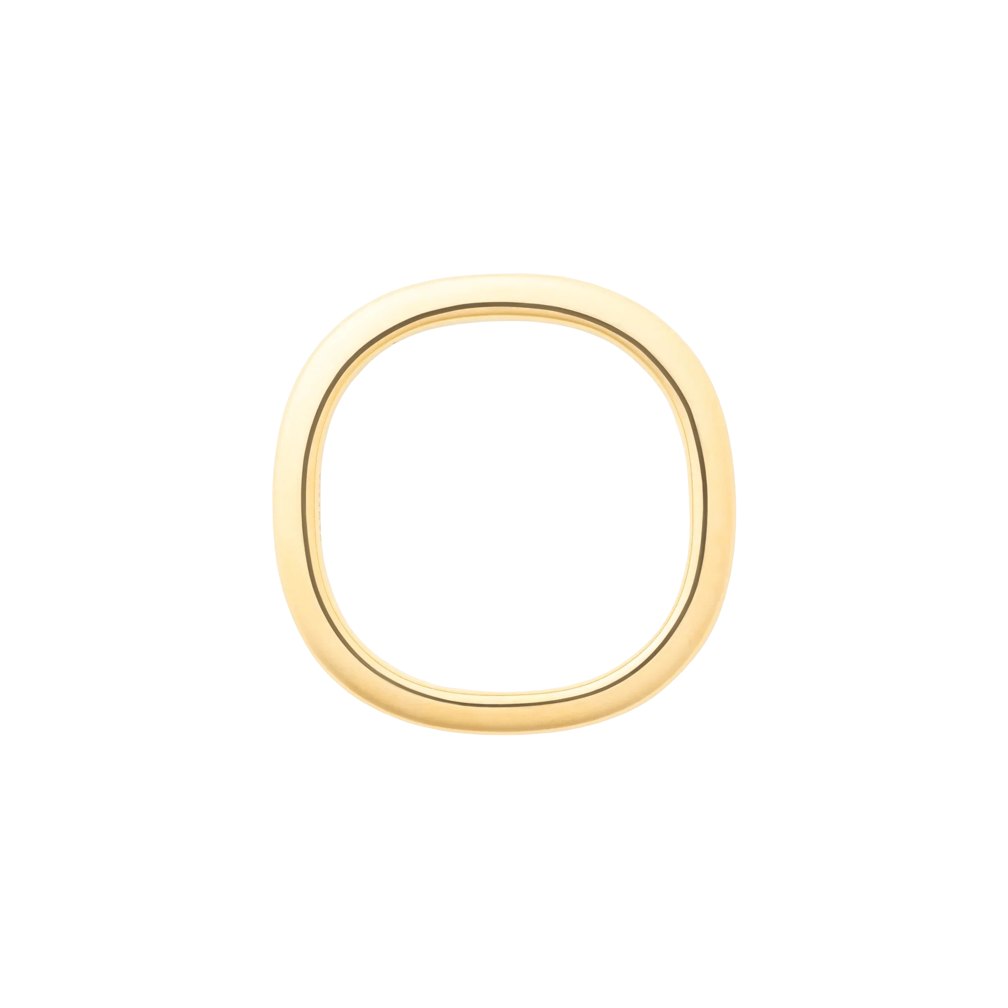 Vanessa Baroni Armreif Soft Edge Bangle, gold, vergoldet