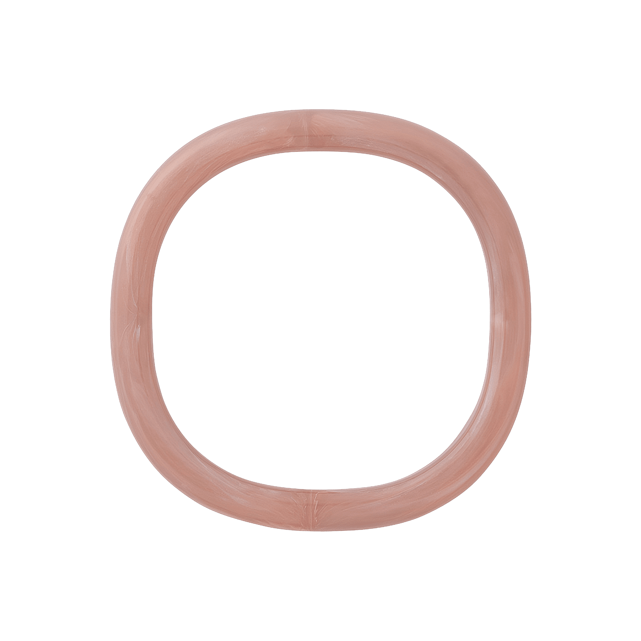 Vanessa Baroni Armreif Soft Edge, blush marble