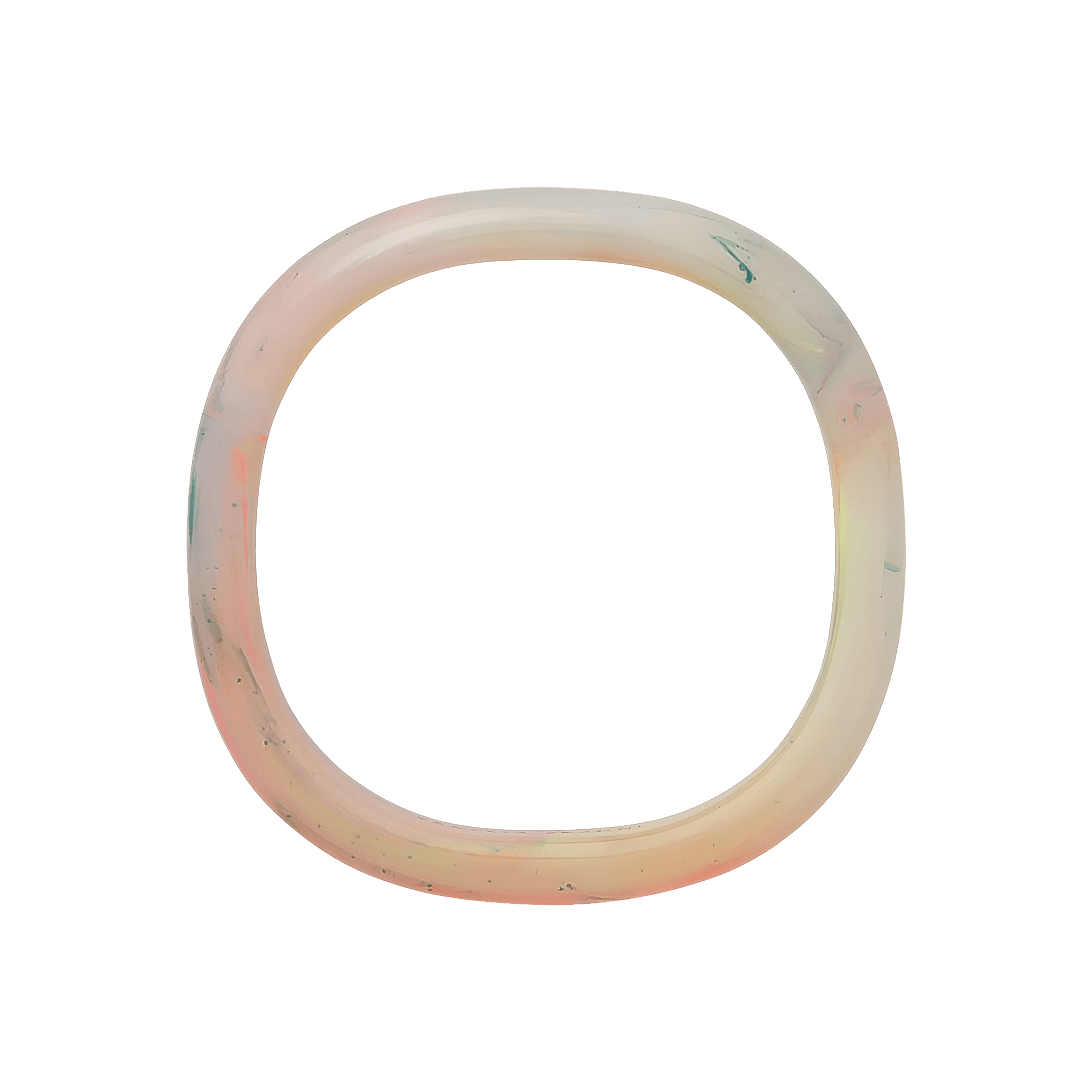 Vanessa Baroni Armreif Soft Edge, neon rainbow