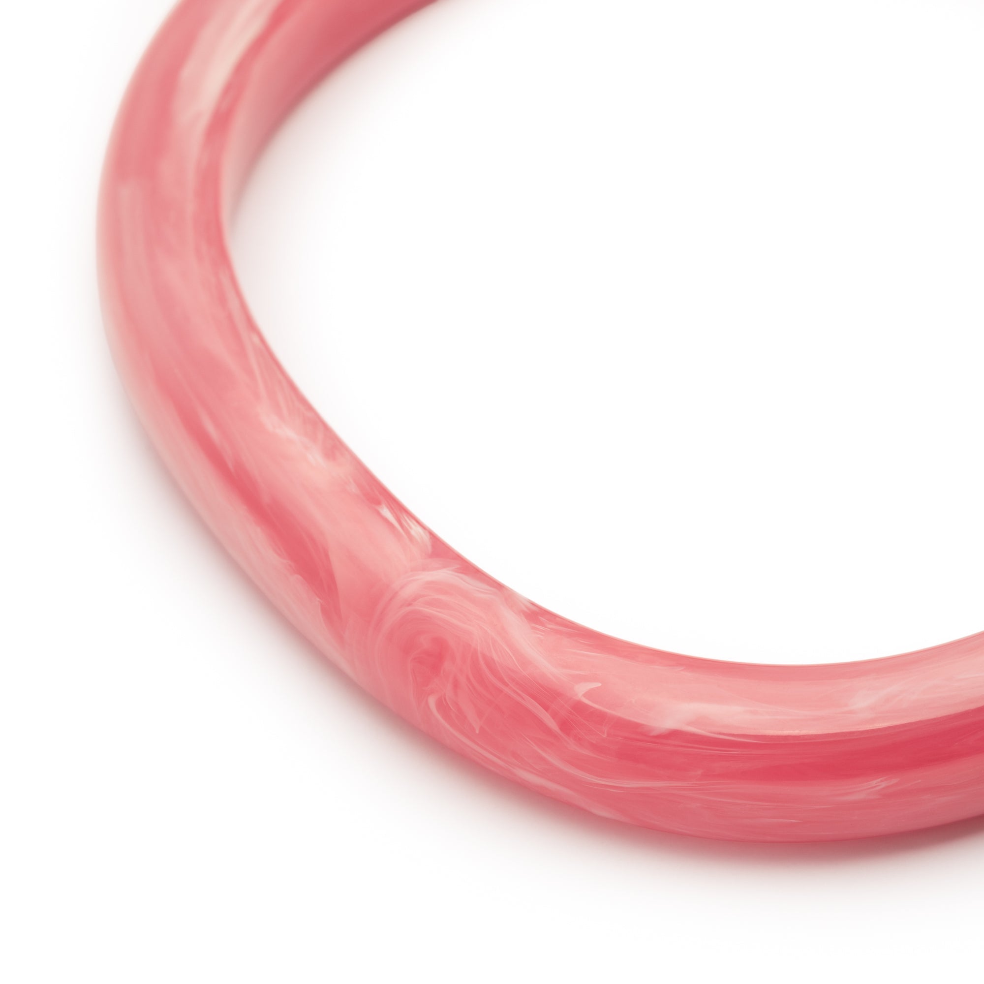 Vanessa Baroni Armreif Soft Edge, watermelon marble