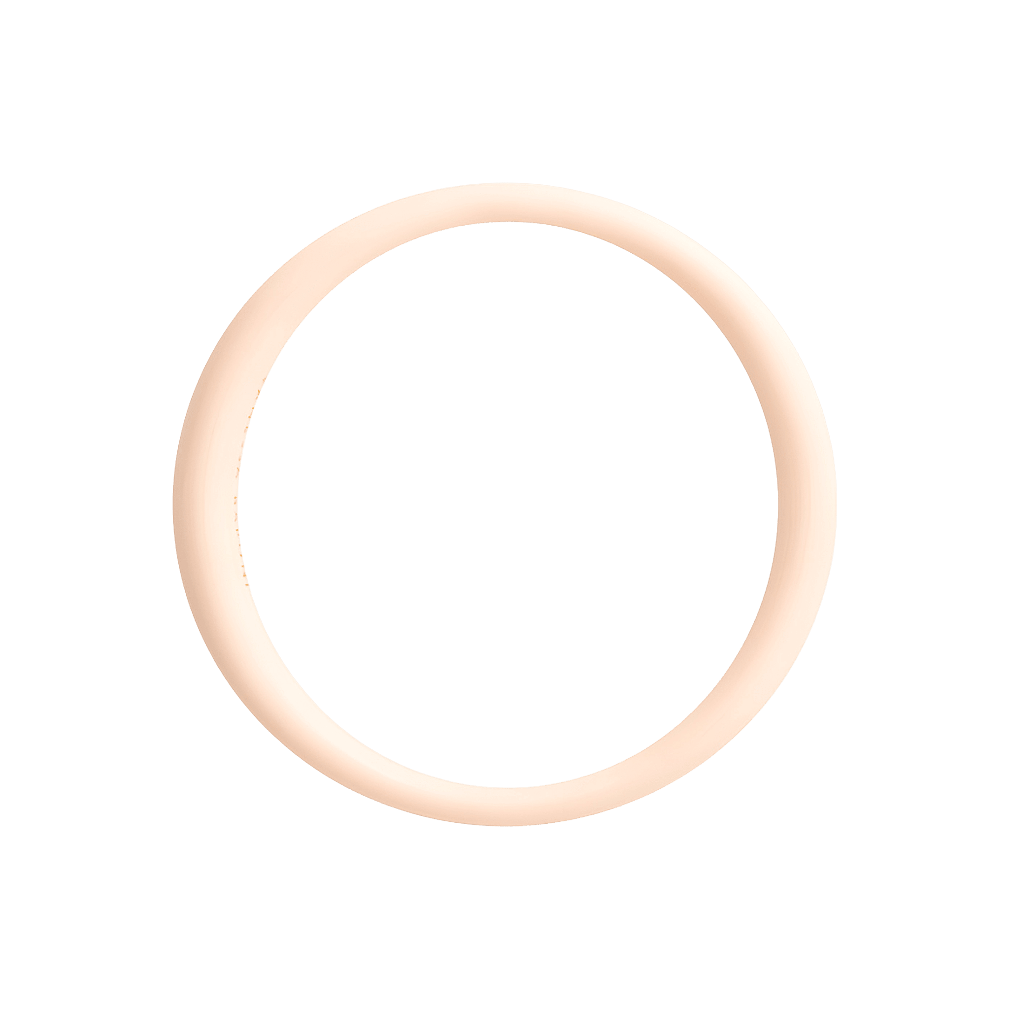 Vanessa Baroni Armreif Thin Loop, latte