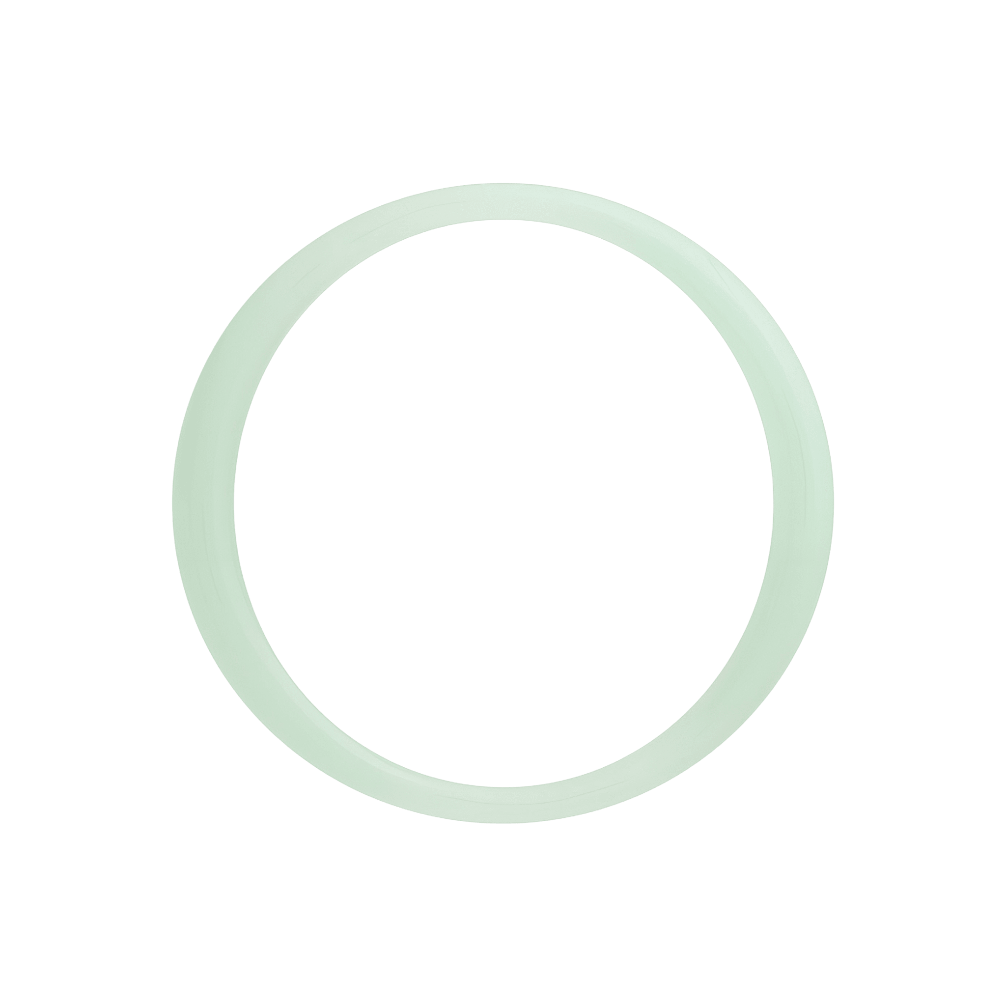 Vanessa Baroni Armreif Thin Loop, opaline mint