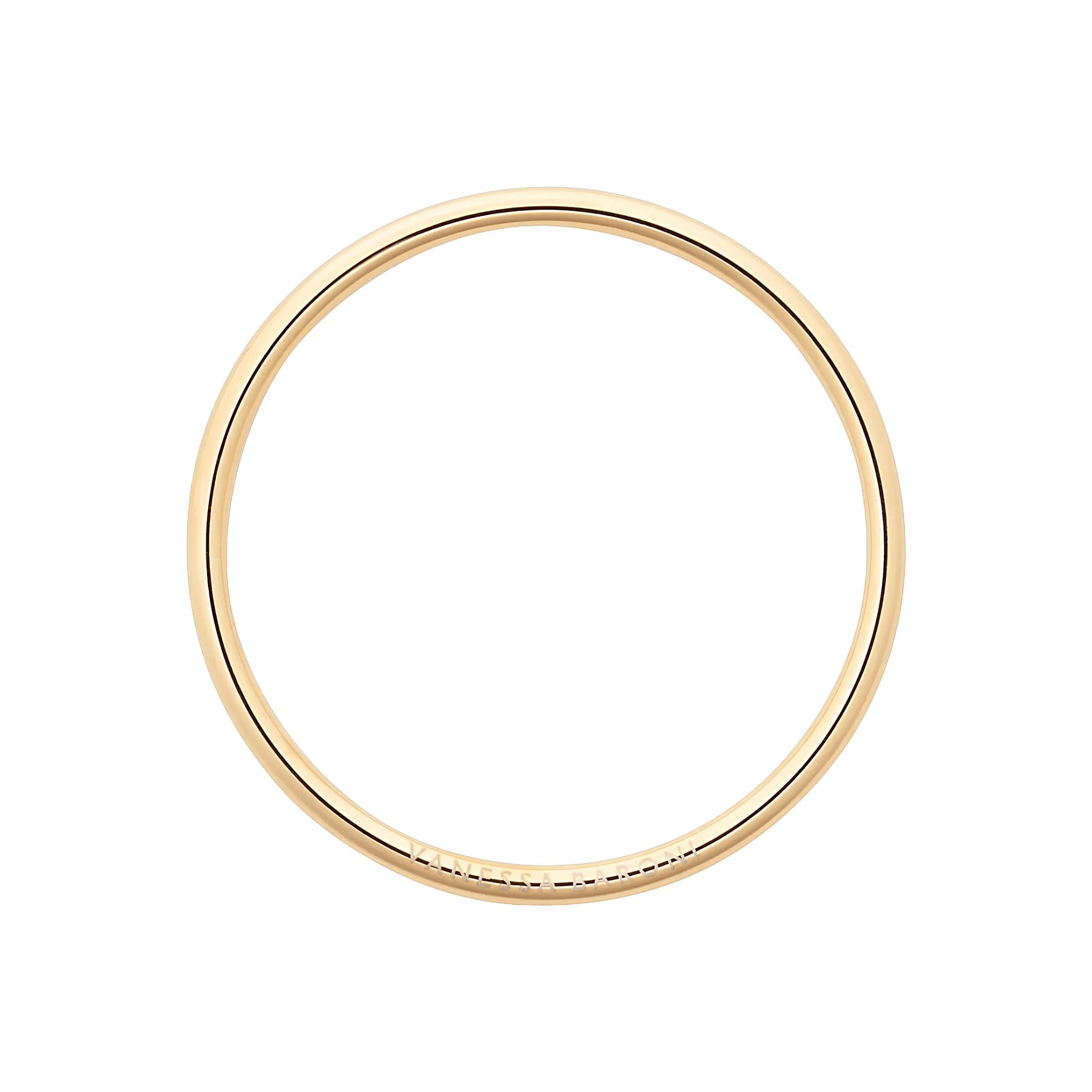 Vanessa Baroni Armreif VB Bangle, gold, vergoldet