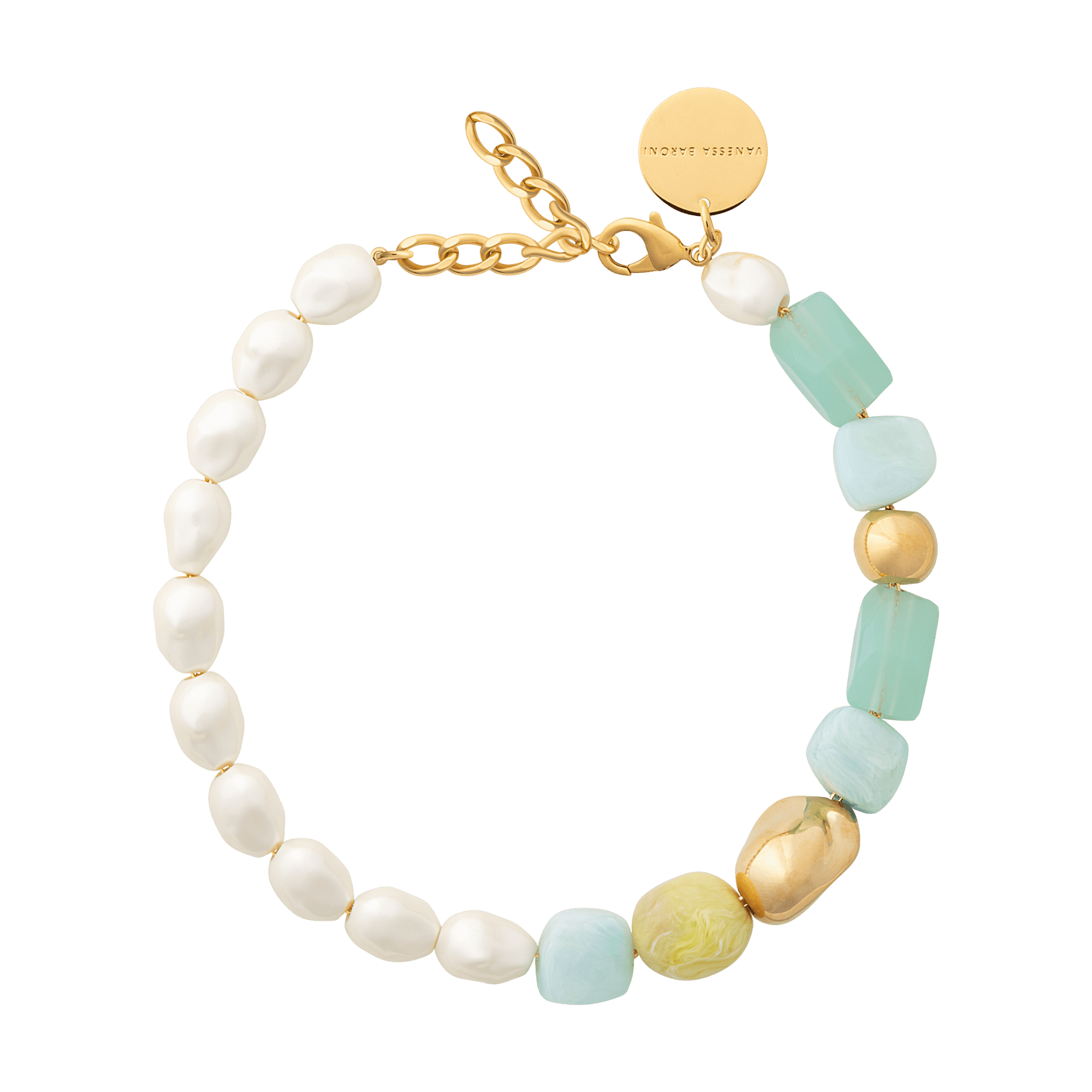 Vanessa Baroni Kette Ibiza, cloud, vergoldet