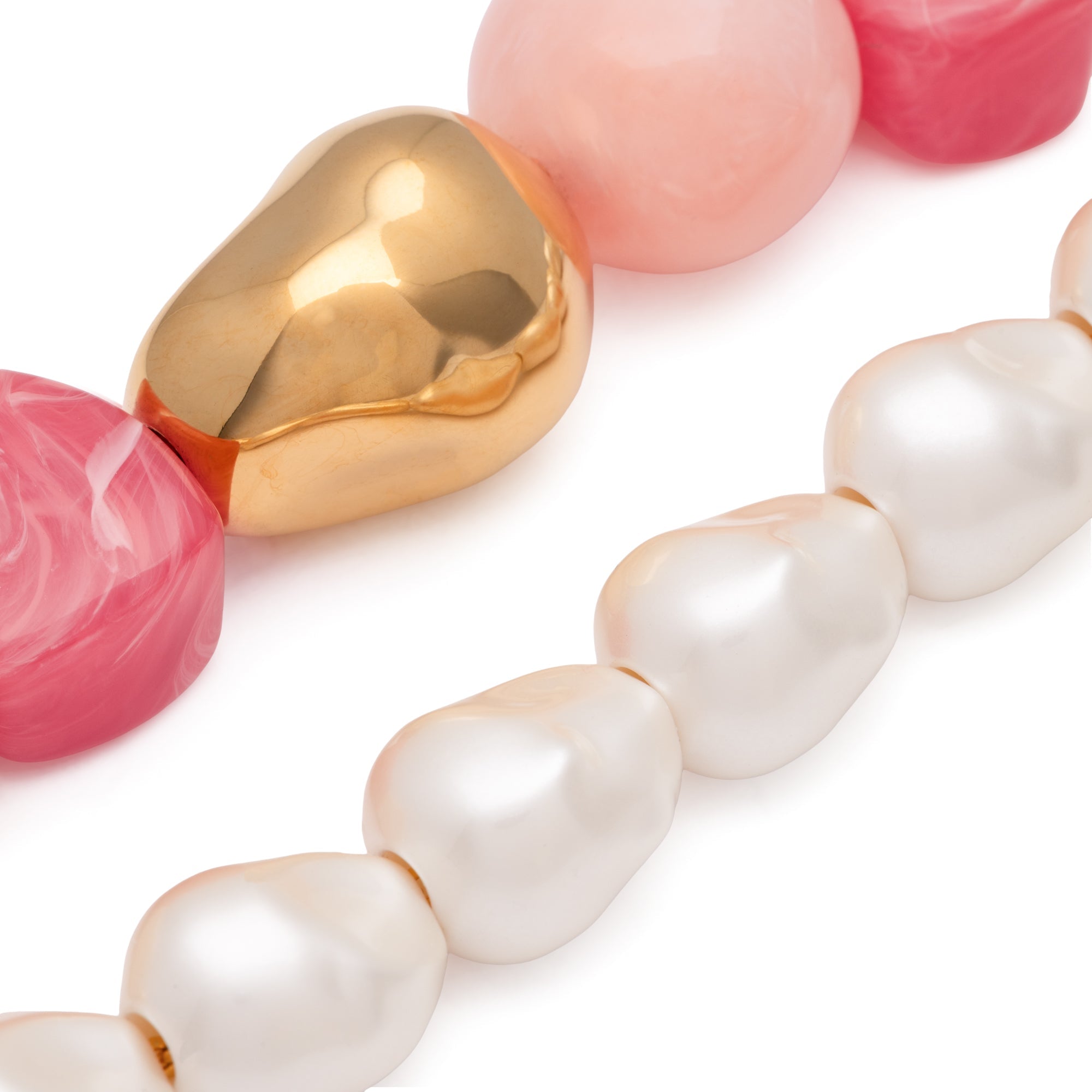 Vanessa Baroni Kette Ibiza, watermelon, vergoldet