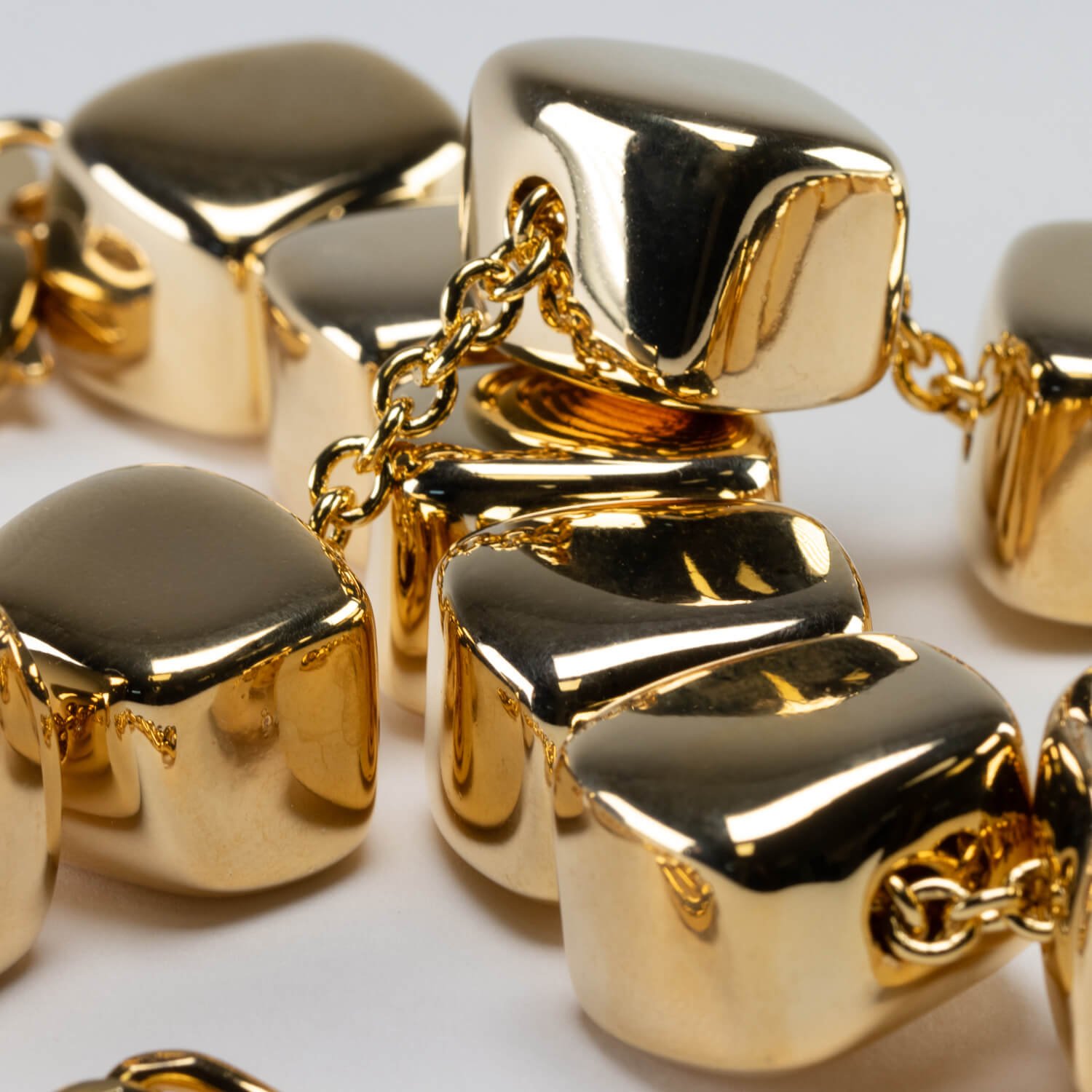 Vanessa Baroni Kette Small Organic Shaped, gold, vergoldet