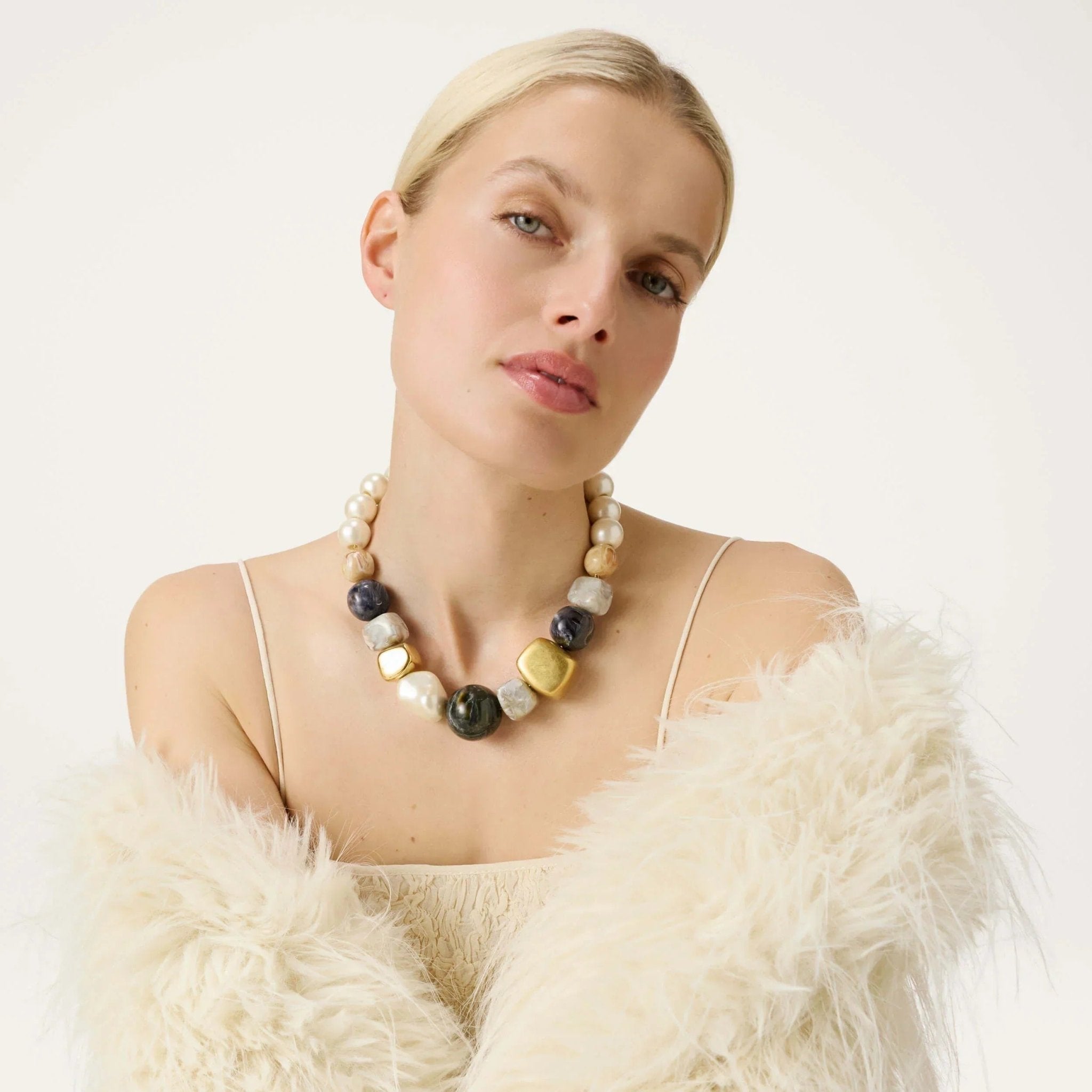 Vanessa Baroni Kette Winter Portofino, multicolor, vergoldet