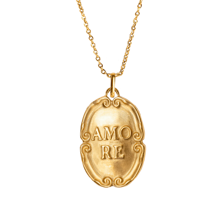 Alhaja Kette Amore, vergoldet