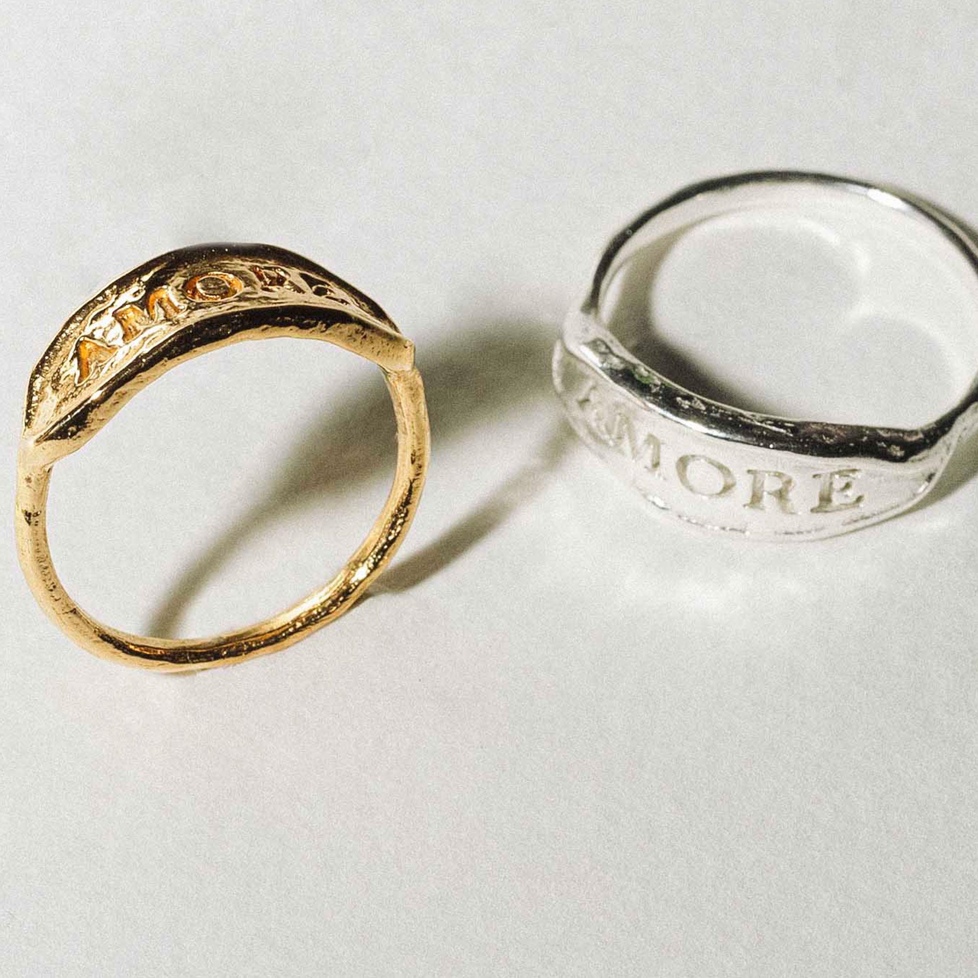 Alhaja Ring Amore, Silber