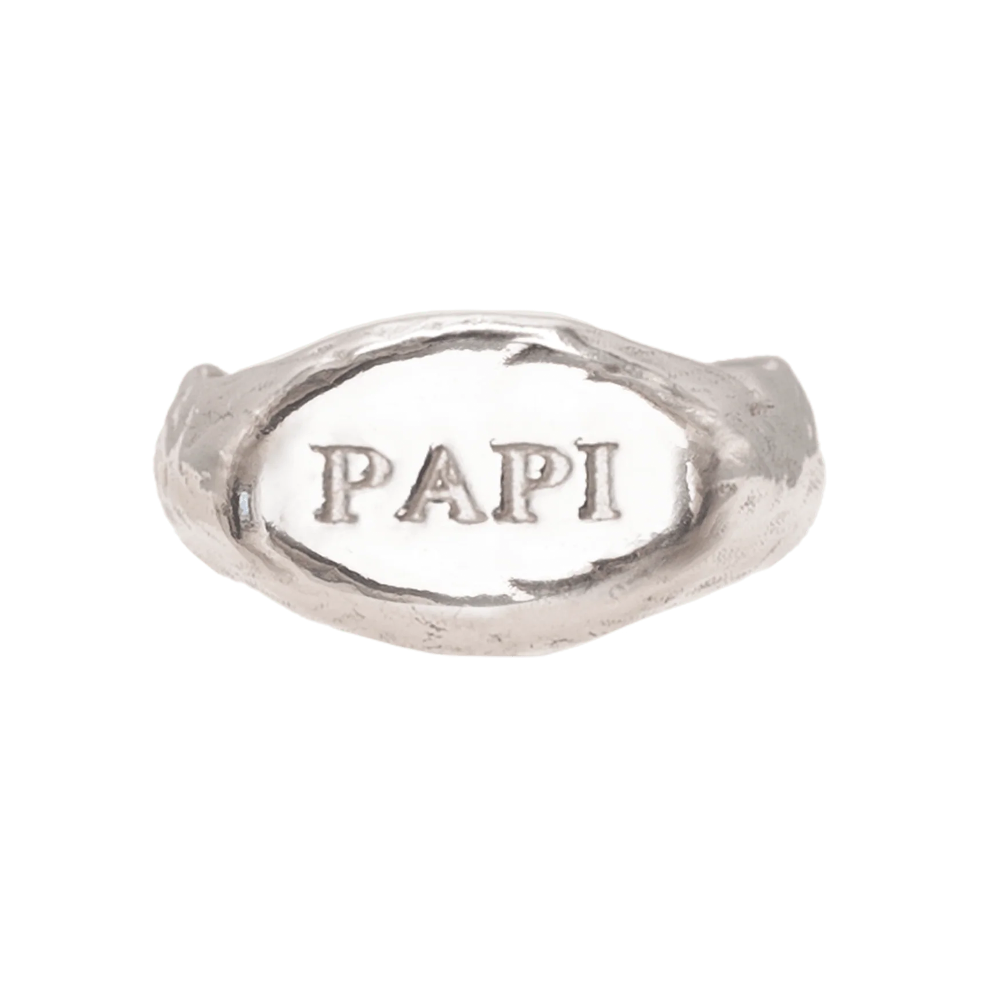 Alhaja Ring Papi Signet, Silber