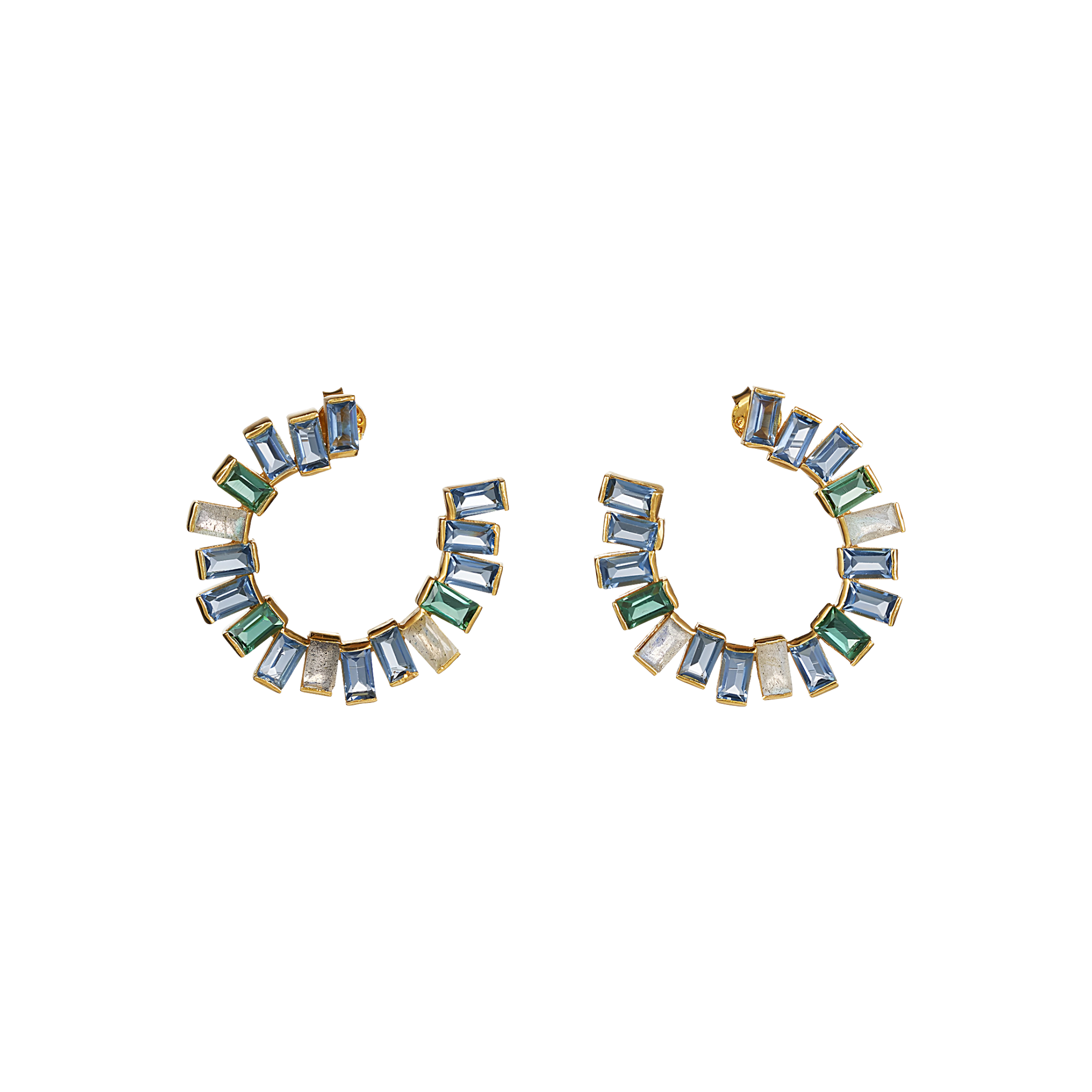 yours.Jewelry Ohrringe The River, dragonfly, vergoldet