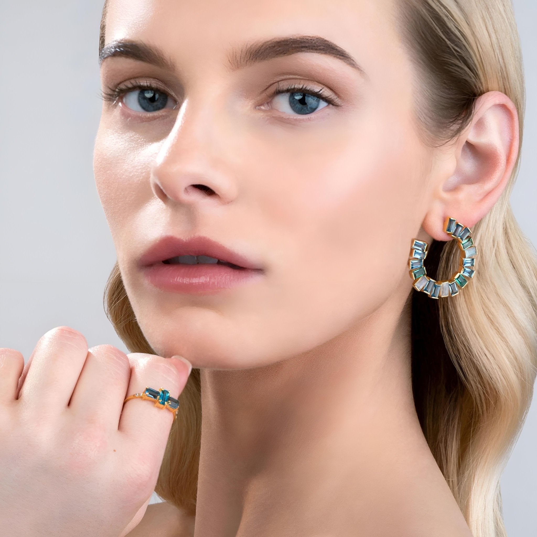 yours.Jewelry Ohrringe The River, dragonfly, vergoldet