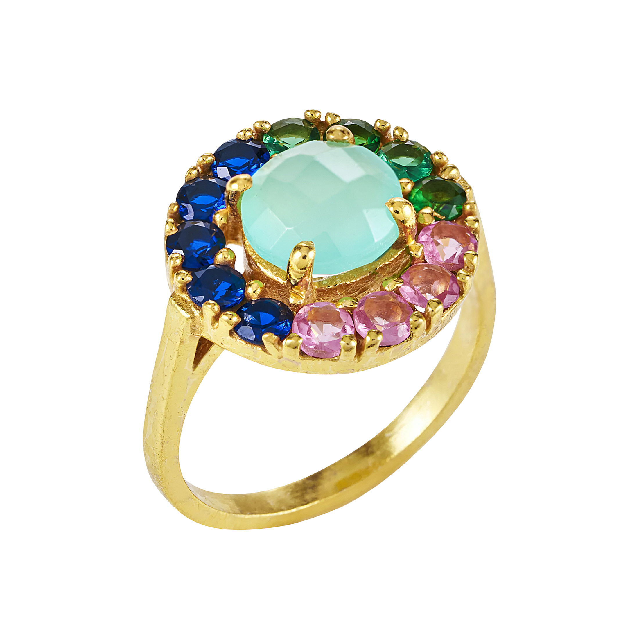yours.Jewelry Ring Cosmopolitan, multi, vergoldet