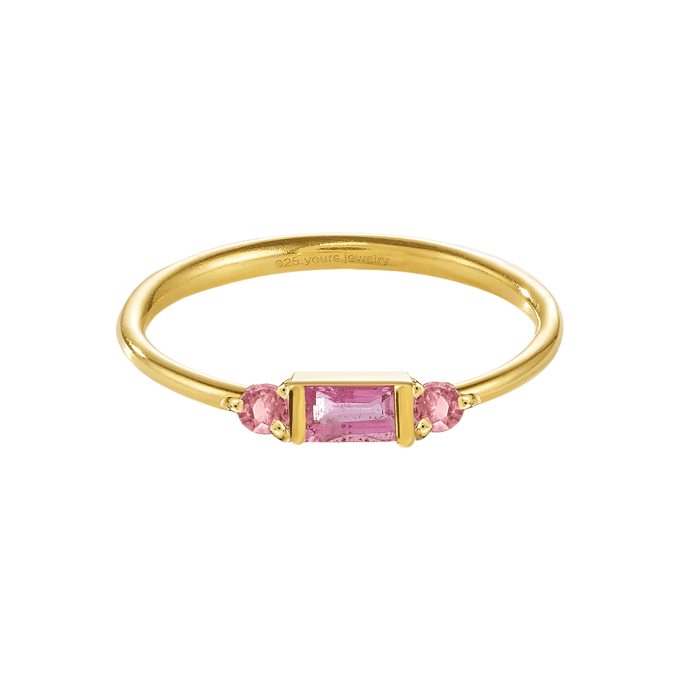 yours.Jewelry Ring Morning Dew, cozy candy, vergoldet