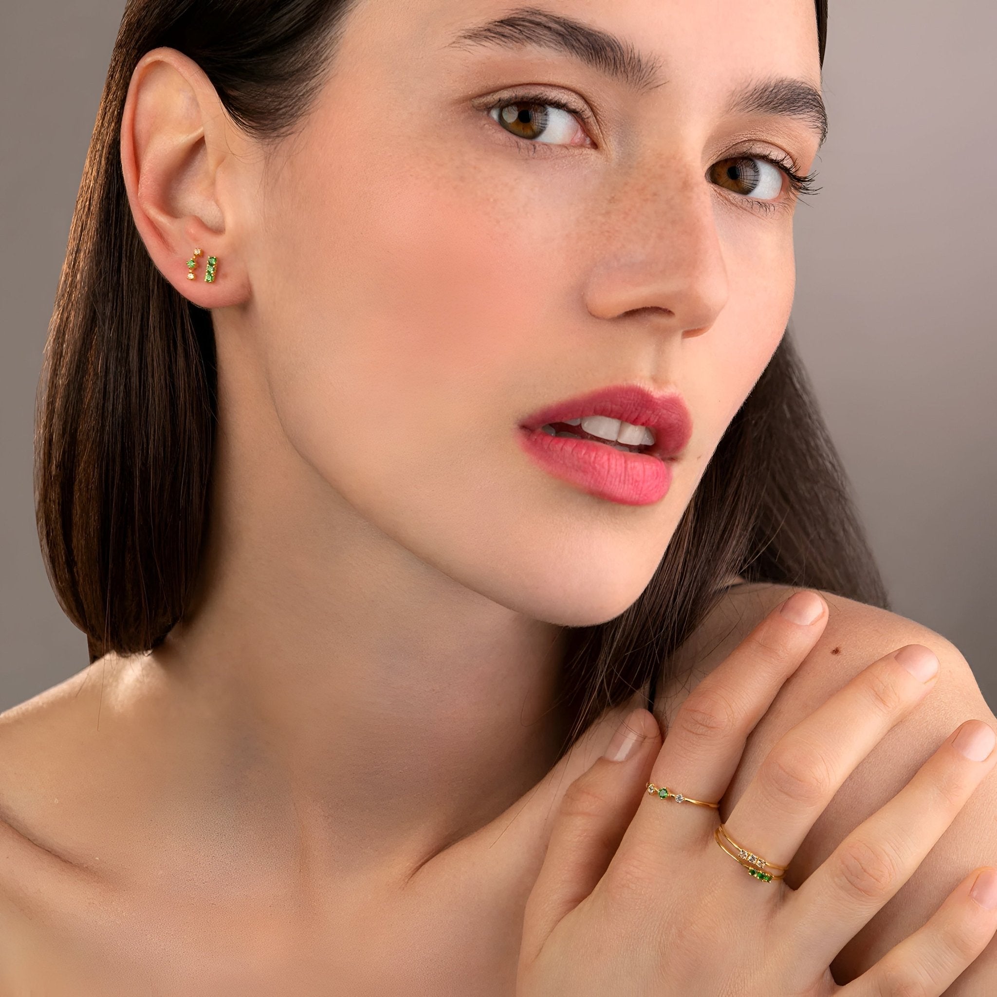 yours.Jewelry Ring Sweet Lullaby, clear as day, vergoldet