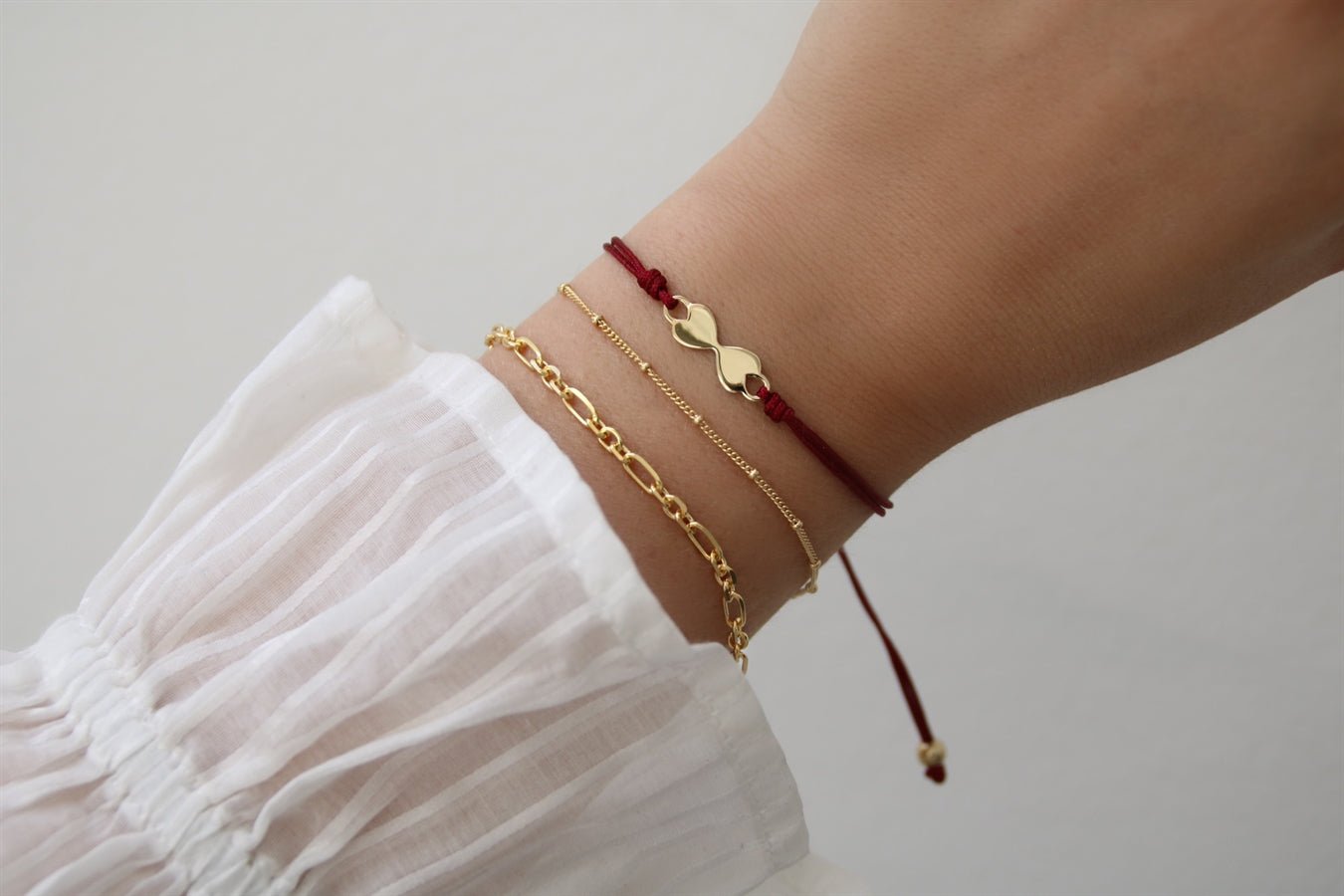 Jeberg Jewellery Armband Nelly, vergoldet