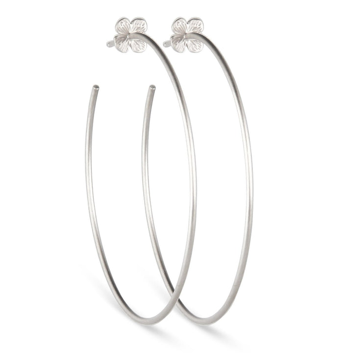 Jeberg Jewellery Creolen Hortensia, Silber