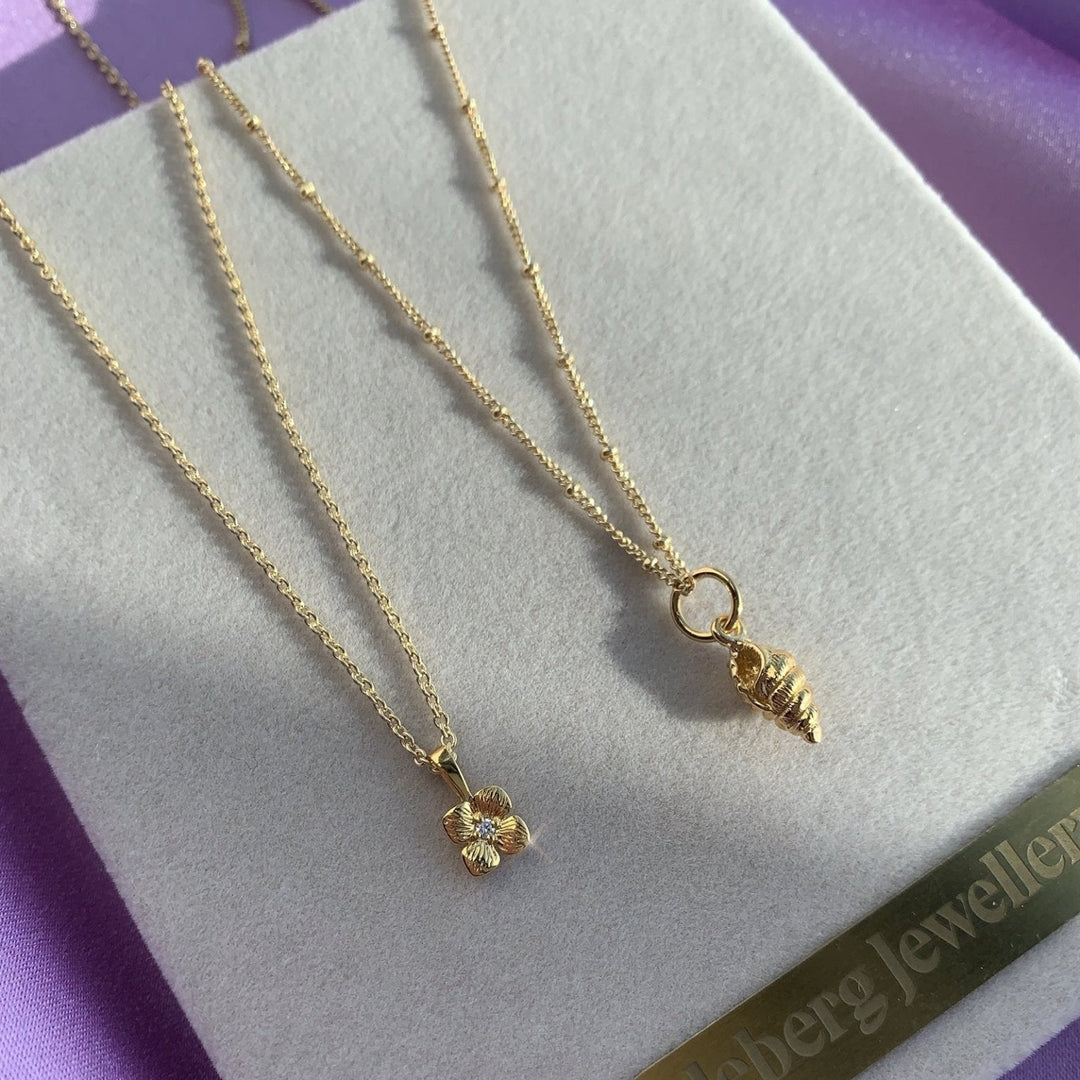 Jeberg Jewellery Kette Hortensia, vergoldet