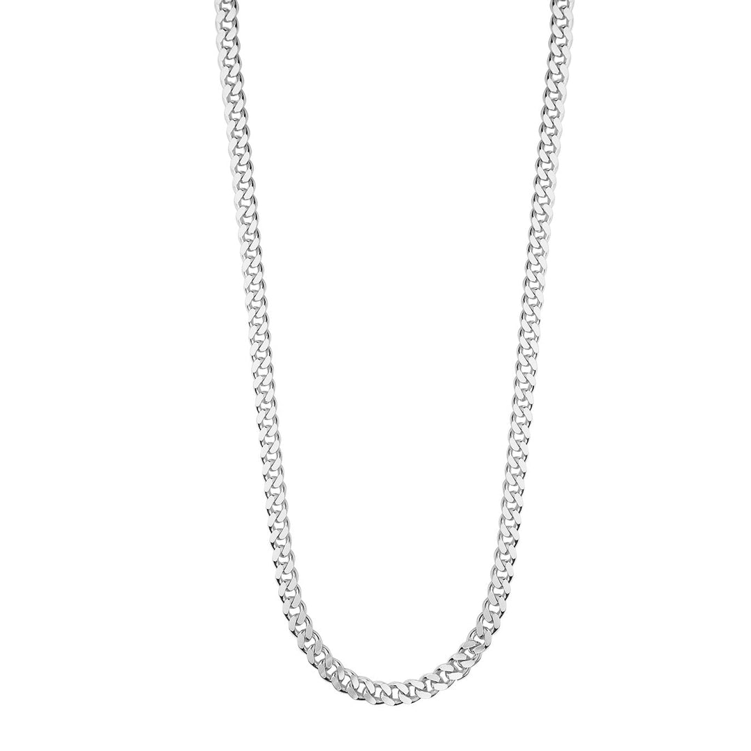 Jeberg Jewellery Kette Saga 5 mm Panzer, Silber