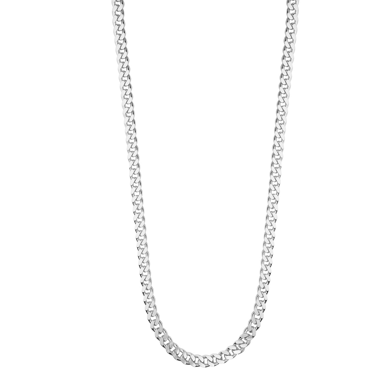 Jeberg Jewellery Kette Saga 5 mm Panzer, Silber