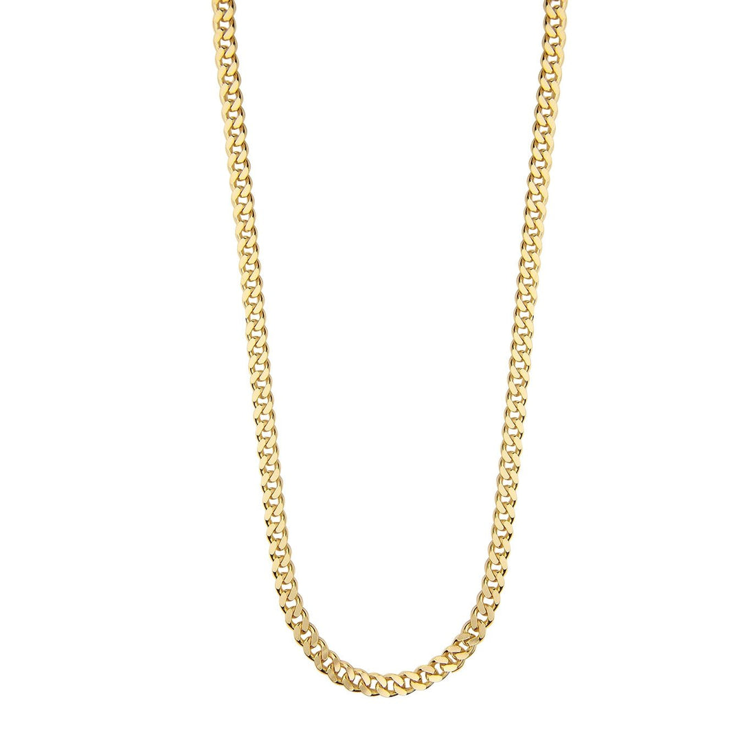 Jeberg Jewellery Kette Saga 5 mm Panzer, vergoldet