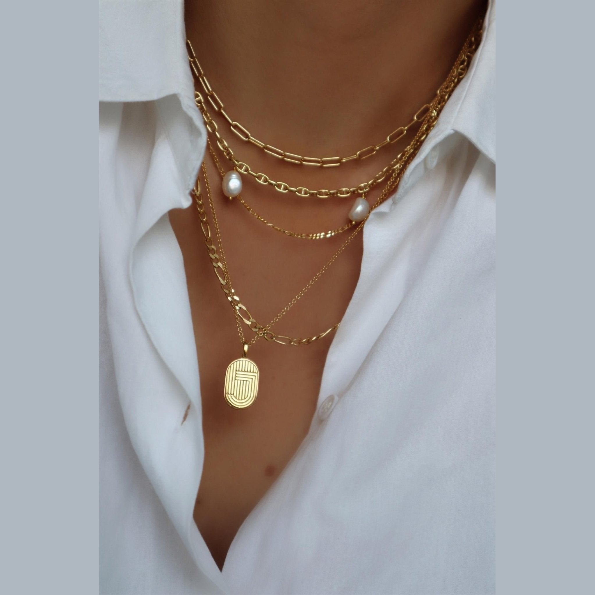 Jeberg Jewellery Kette Signature, vergoldet