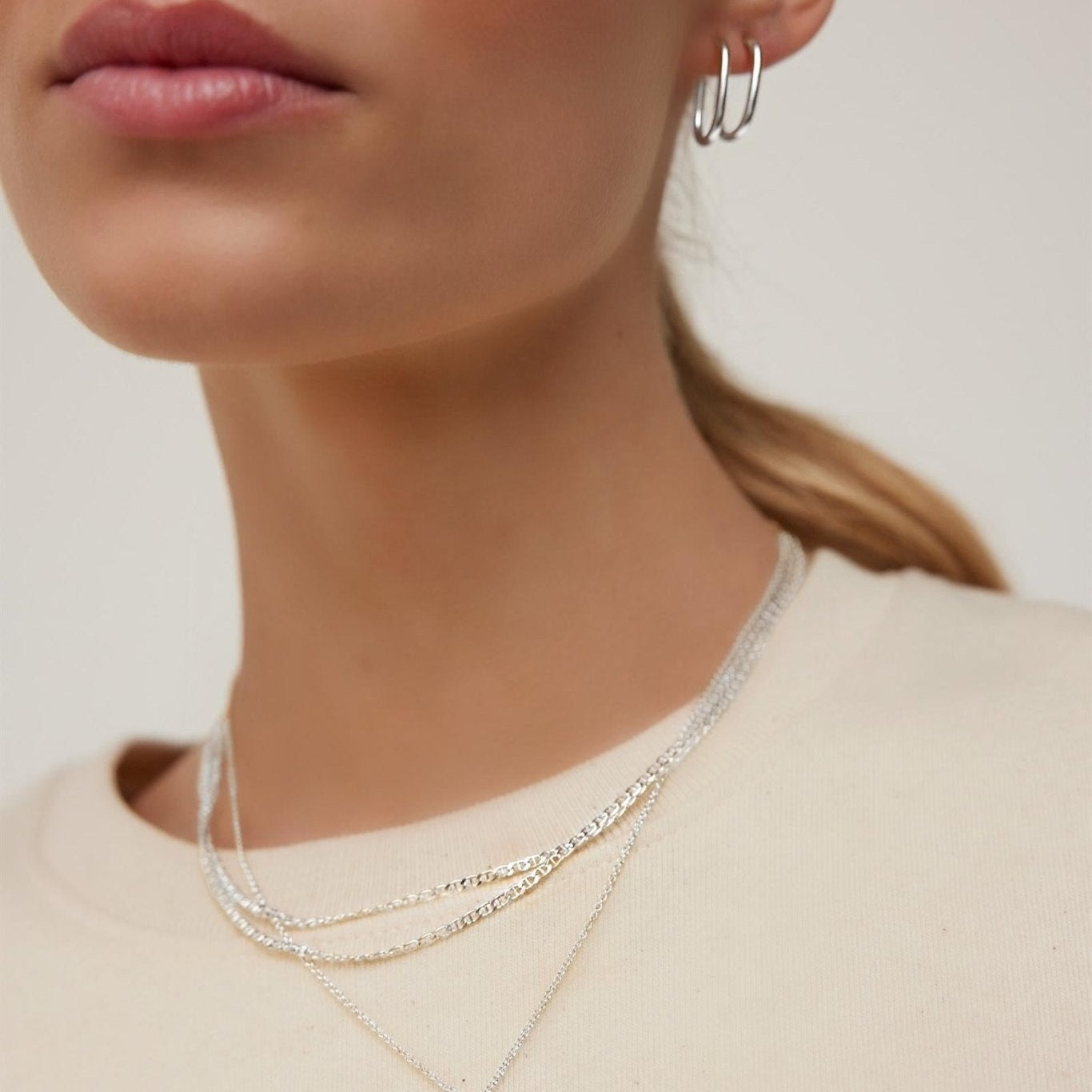 Jeberg Jewellery Kette Sydney, Silber